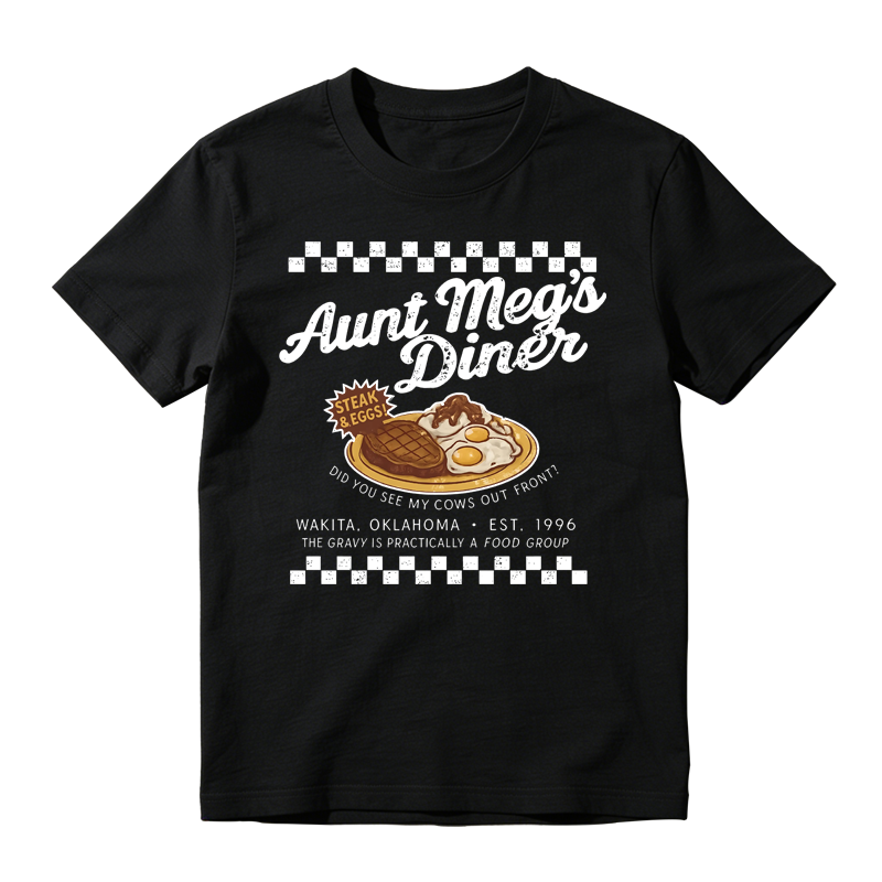 Aunt Meg’s Diner Movie Quote Funny Meme Vintage T-shirt