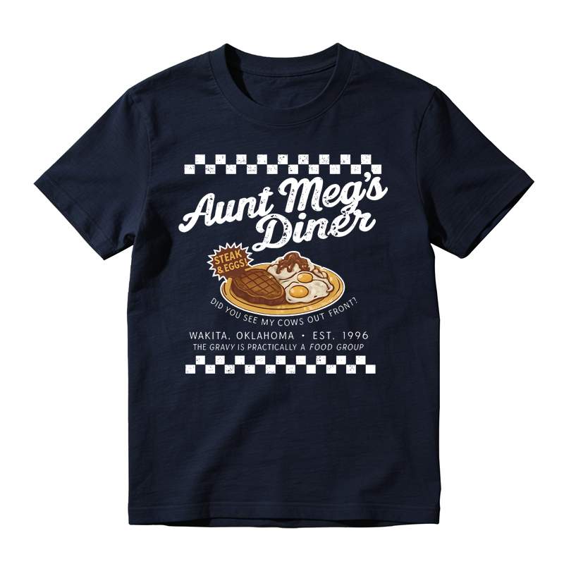 Aunt Meg’s Diner Movie Quote Funny Meme Vintage T-shirt