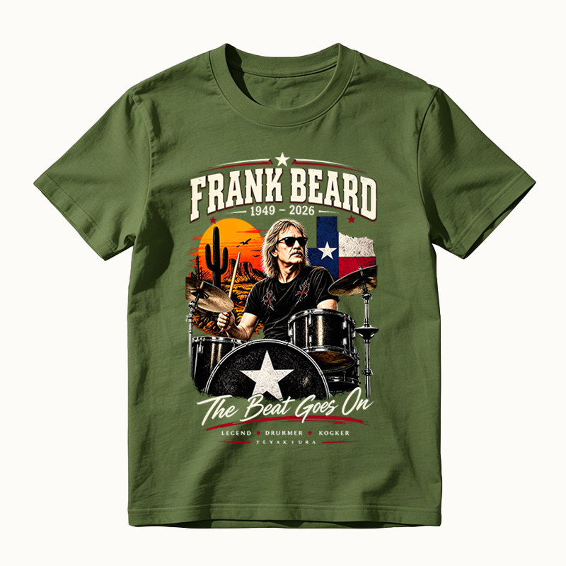 ZZ Top Rock Music Fan Frank Beard Tribute T-Shirt