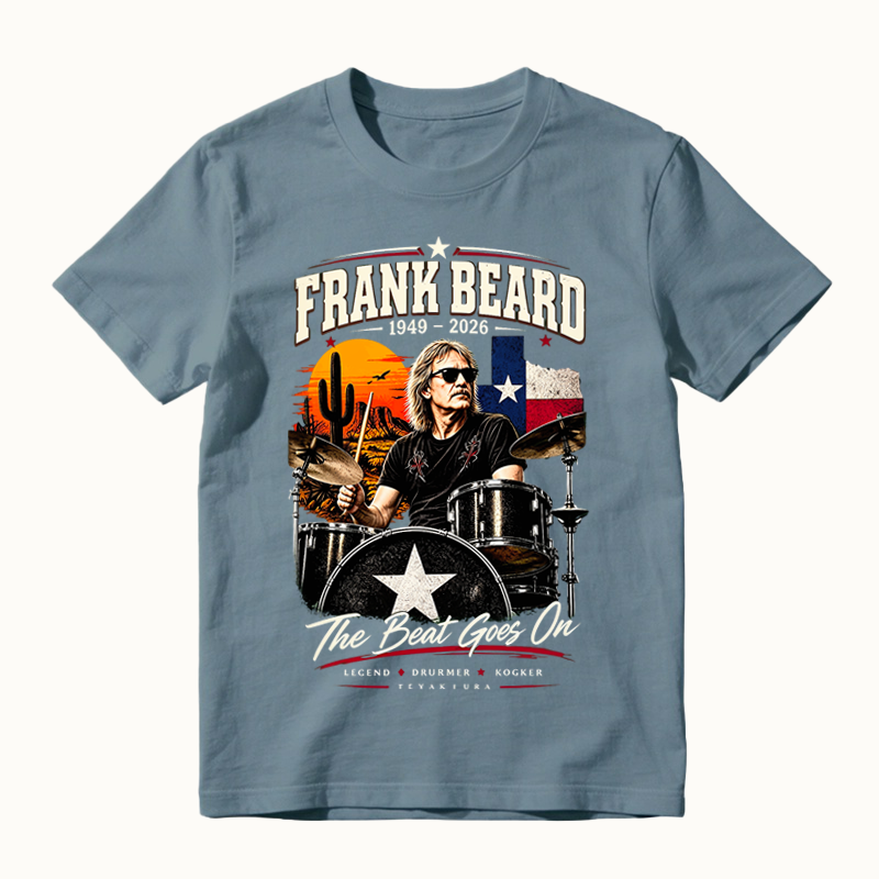 ZZ Top Rock Music Fan Frank Beard Tribute T-Shirt