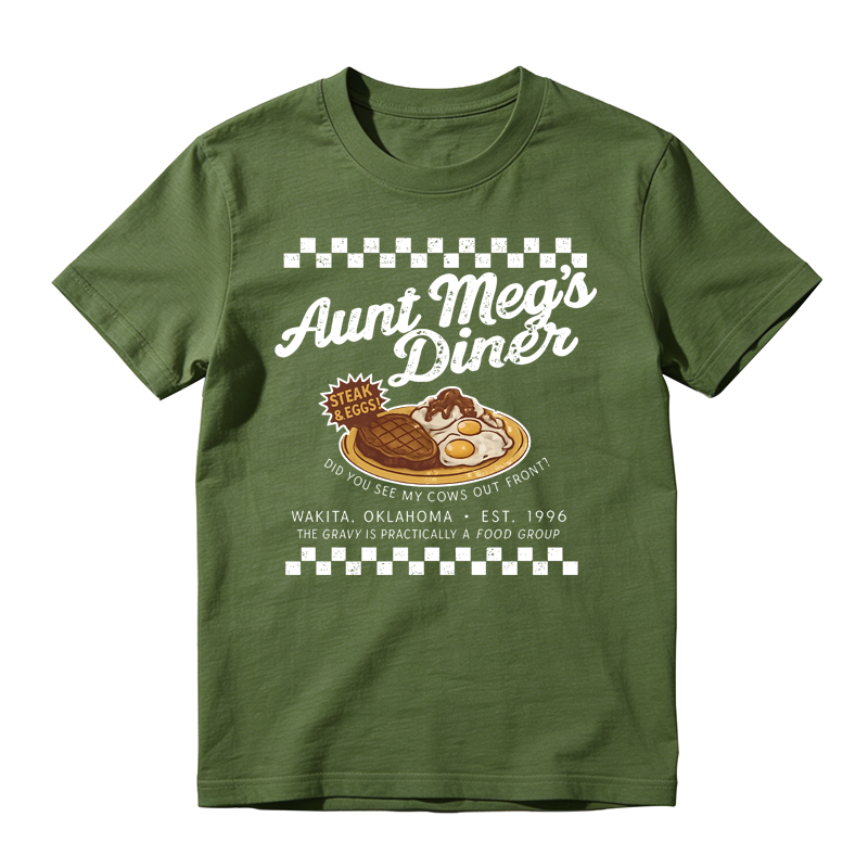 Aunt Meg’s Diner Movie Quote Funny Meme Vintage T-shirt