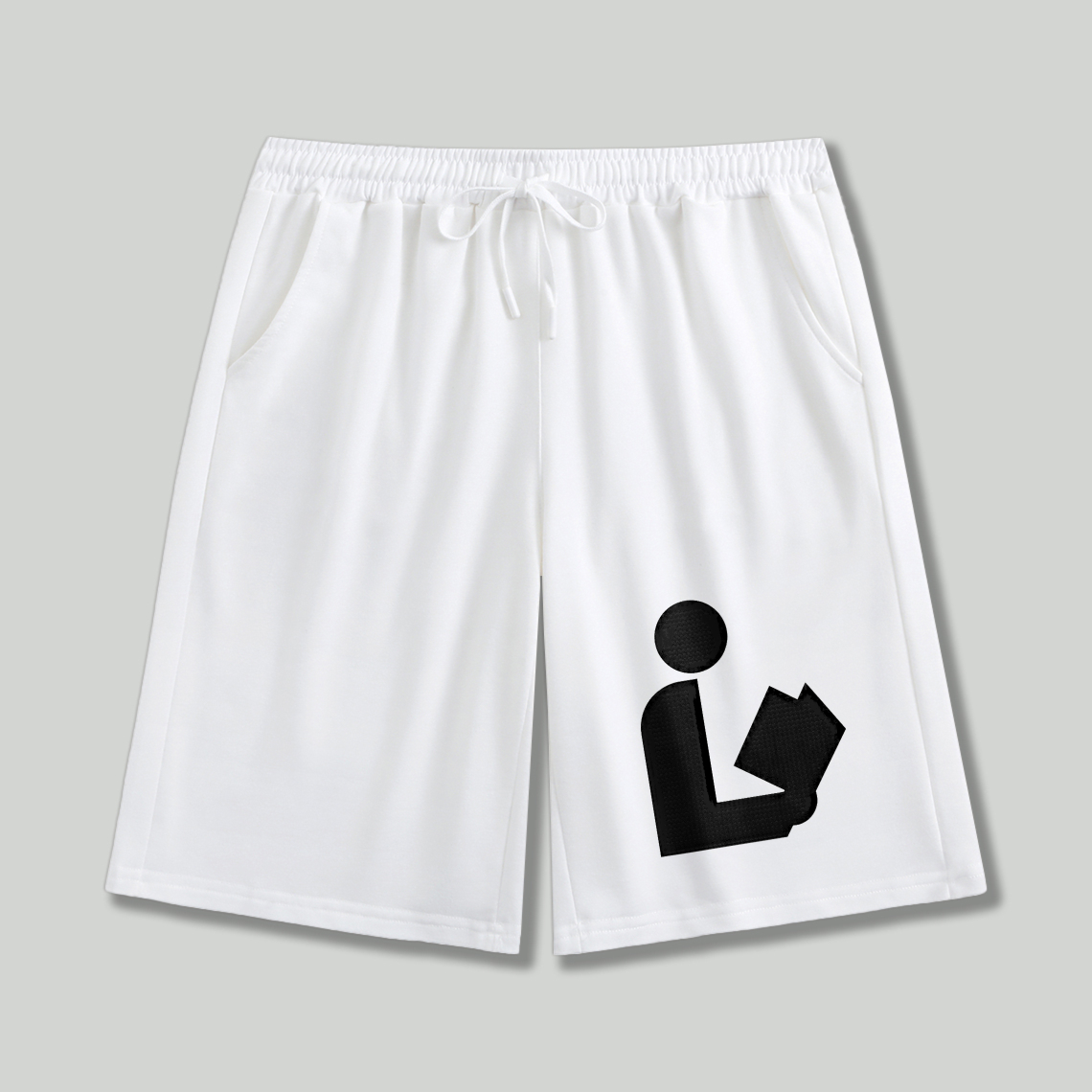 Wardrobecart Reading Person Icon Shorts