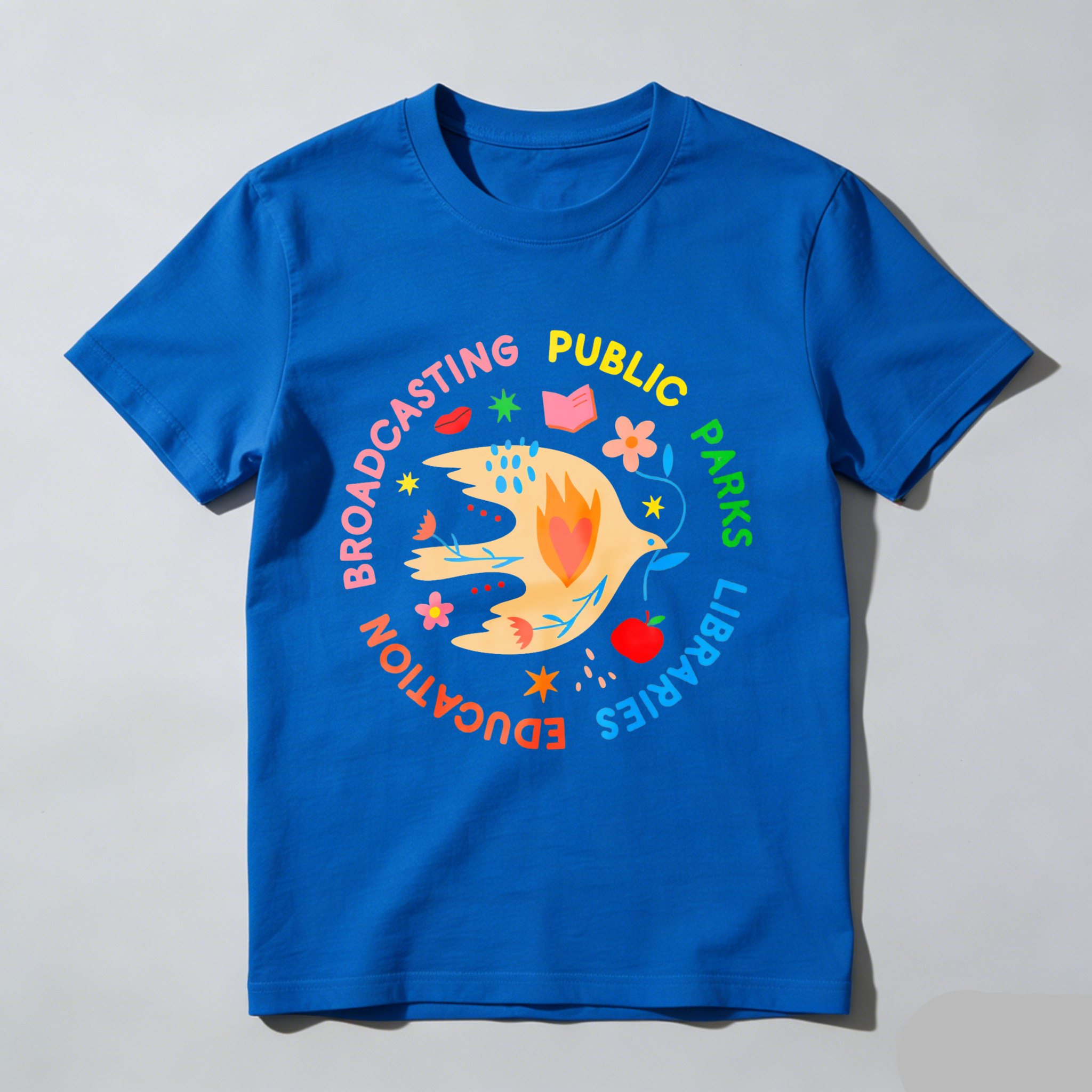 Wardrobecart Broadcasting Public Parks Libraries Education Tshirt