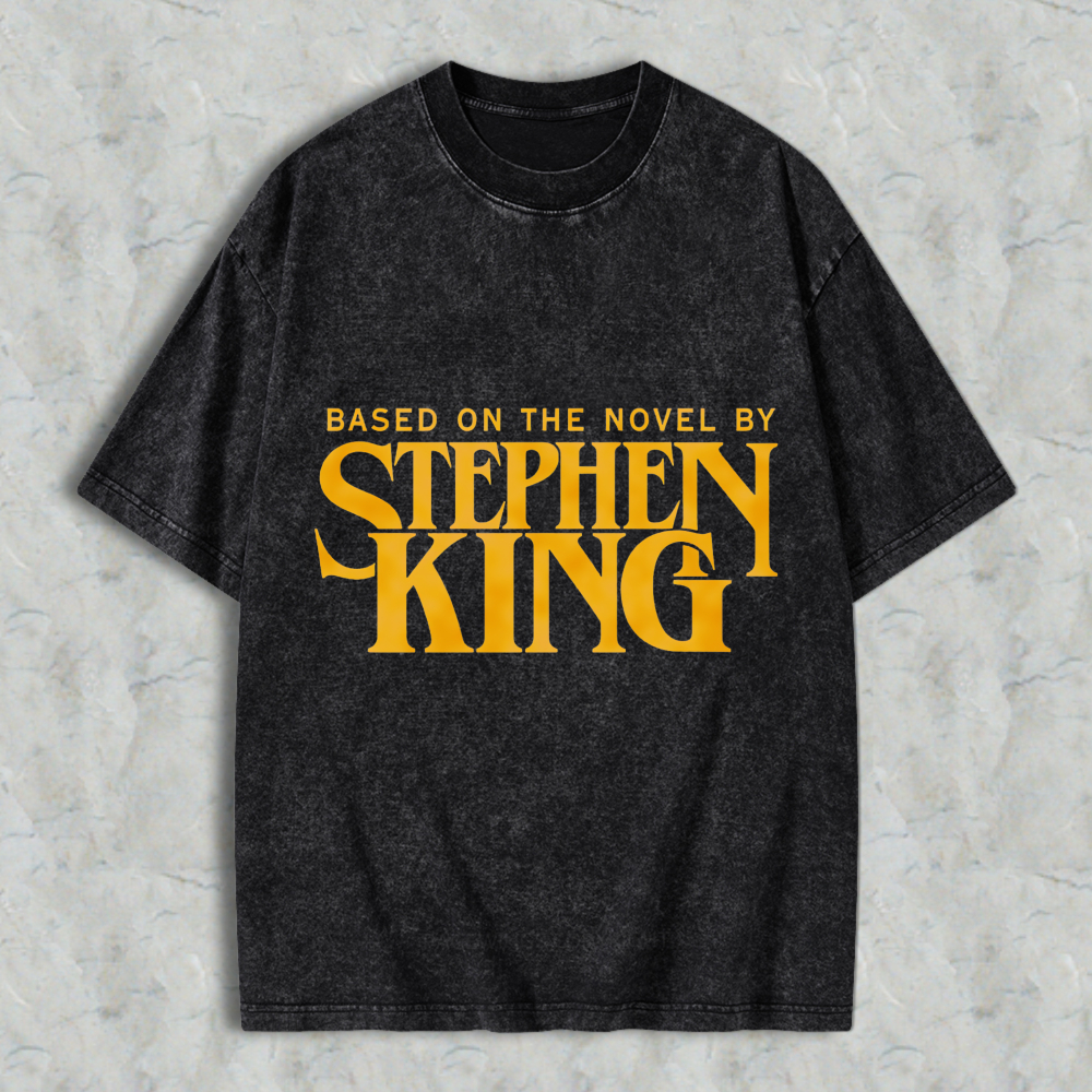 Wardrobecart Stephen King Based On The Novel By Unisex Washed T-shirt