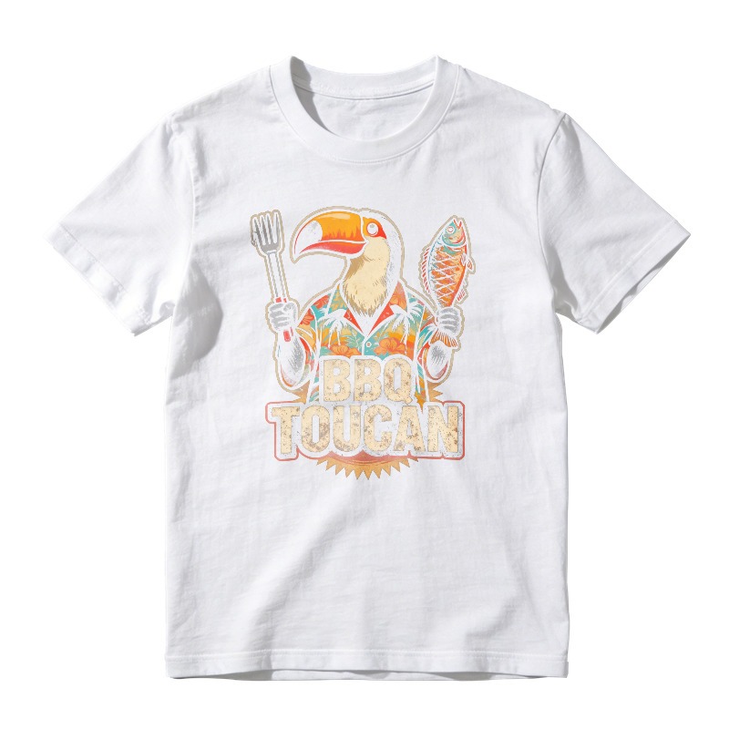 Bbq Toucan With Fork And Fish Unisex Classic T Shirt