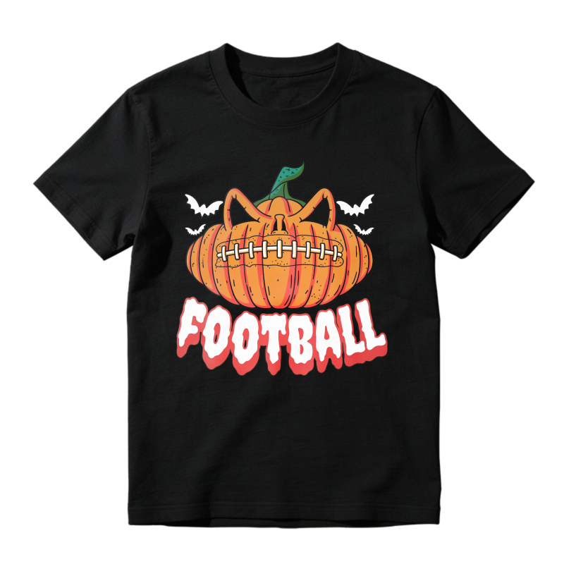 Halloween Pumpkin Football Graphic Unisex Classic T-shirt