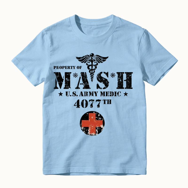 MASH Army Medic Graphic T-Shirt, 4077th Vintage Military Tee, Veteran Appreciation Gift