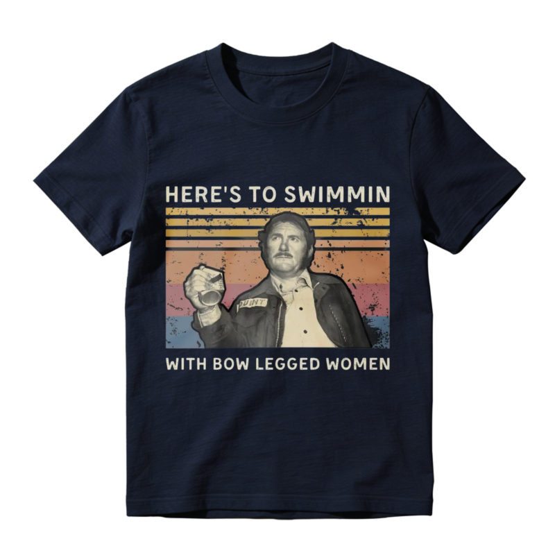 Heres To Swimmin With Bow Legged Women Vintage Retro Unisex Classic T-shirt