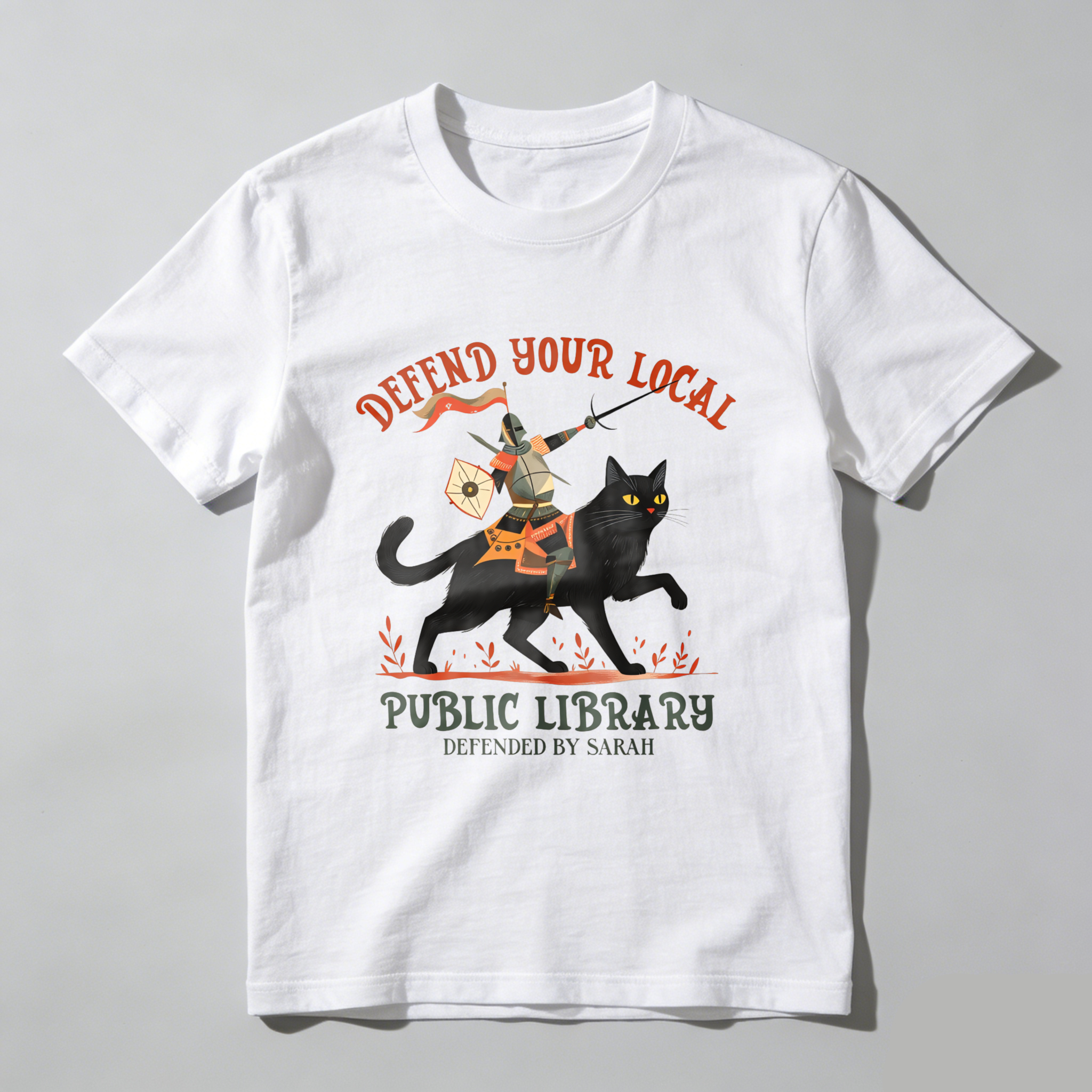 Wardrobecart Defend Your Local Public Library Defended By Sarah Tshirt