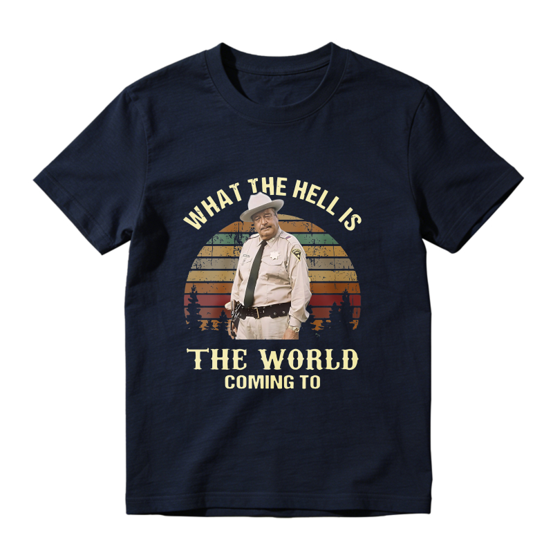 What The Hell Is The World Coming To Sheriff Rick Grimes Unisex Classic T-shirt