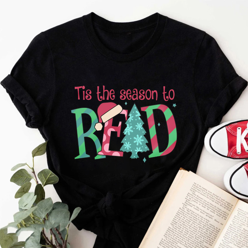 Wardrobecart Tis The Season To Read Tshirt