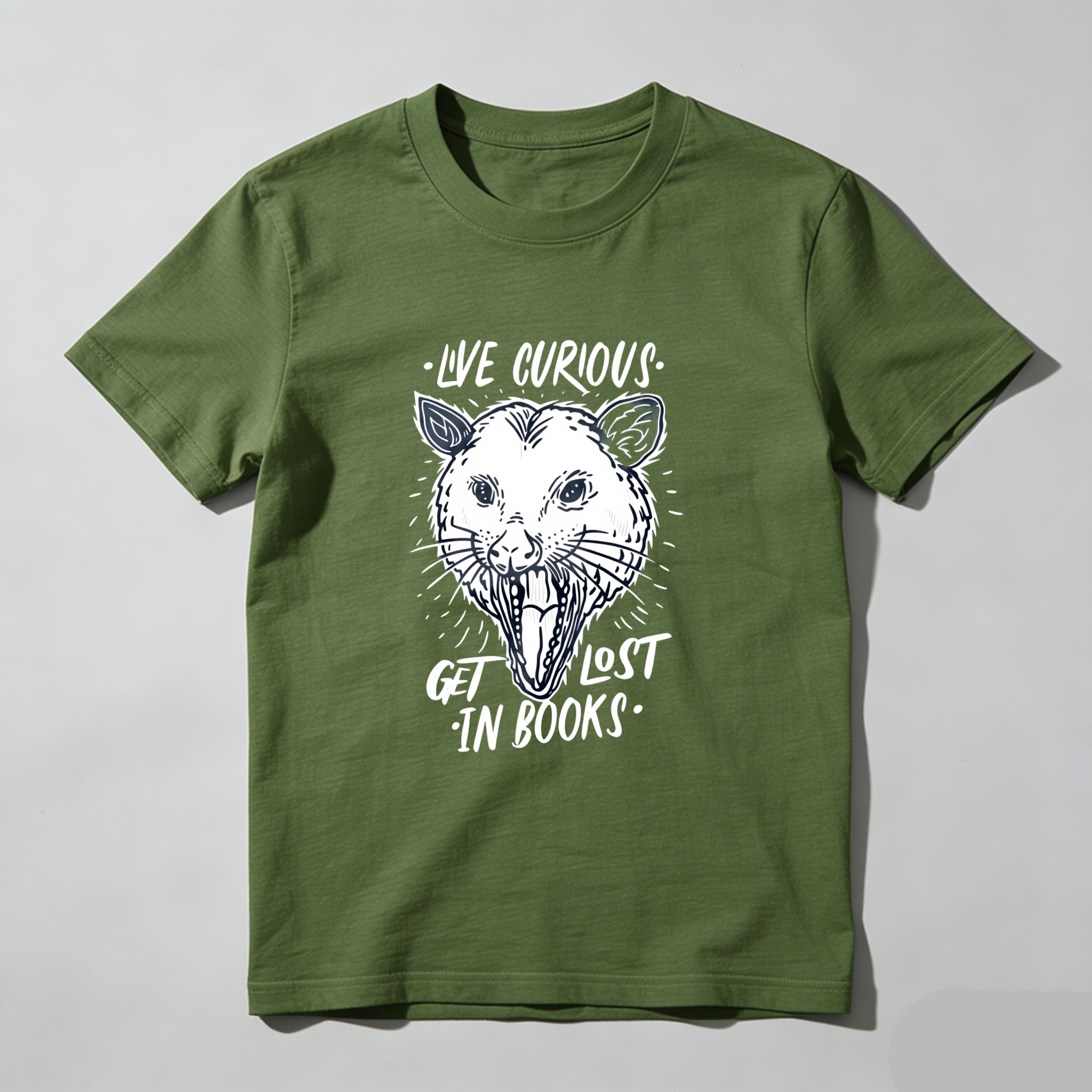 Wardrobecart Live Curious Get Lost In Books Tshirt
