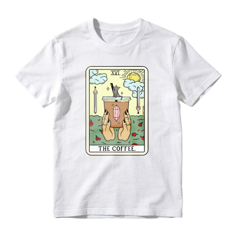The Coffee Tarot Card Design, Unisex Classic T-shirt