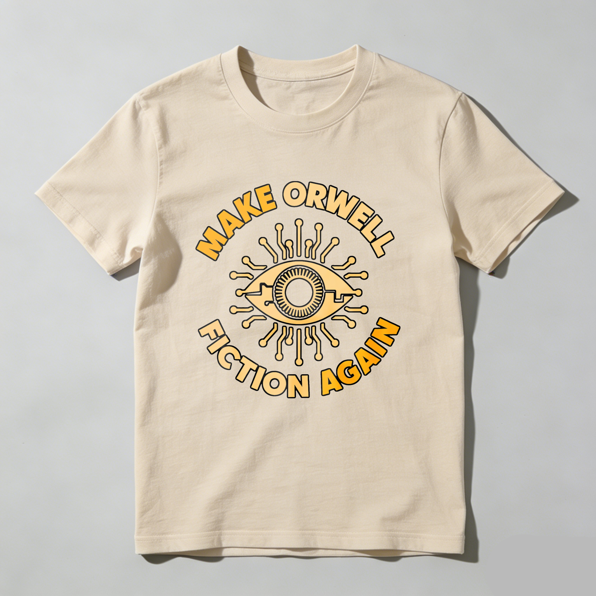 Wardrobecart Make Orwell Fiction Again Eye Symbol tshirt