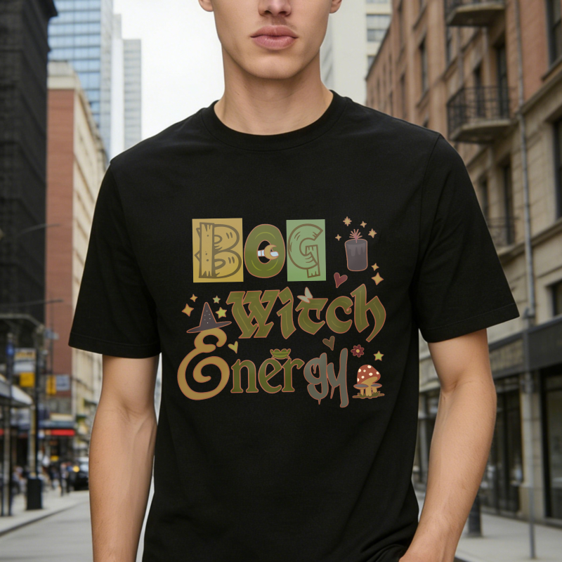 Bog Witch Energy, Mushroom And Magic Graphic, Unisex Classic T-shirt