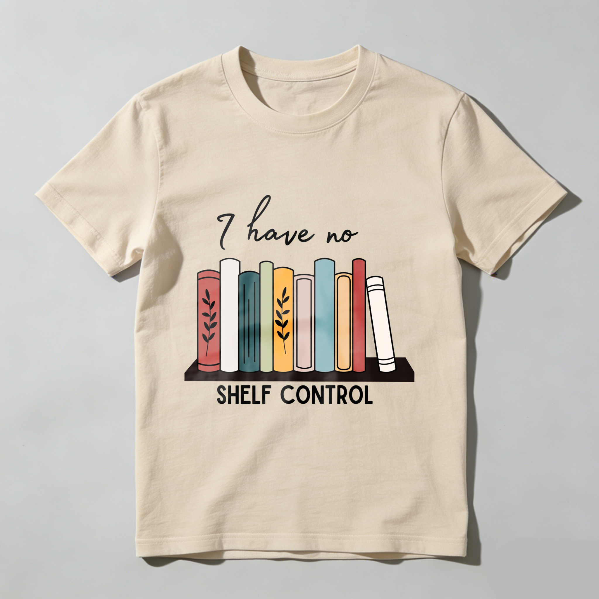 Wardrobecart Bookshelf Quote I Have No Shelf Control Unisex Classic T-shirt