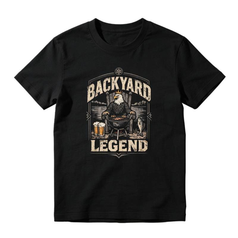 Backyard Legend Eagle Grilling Beer Unisex Classic T-shirt