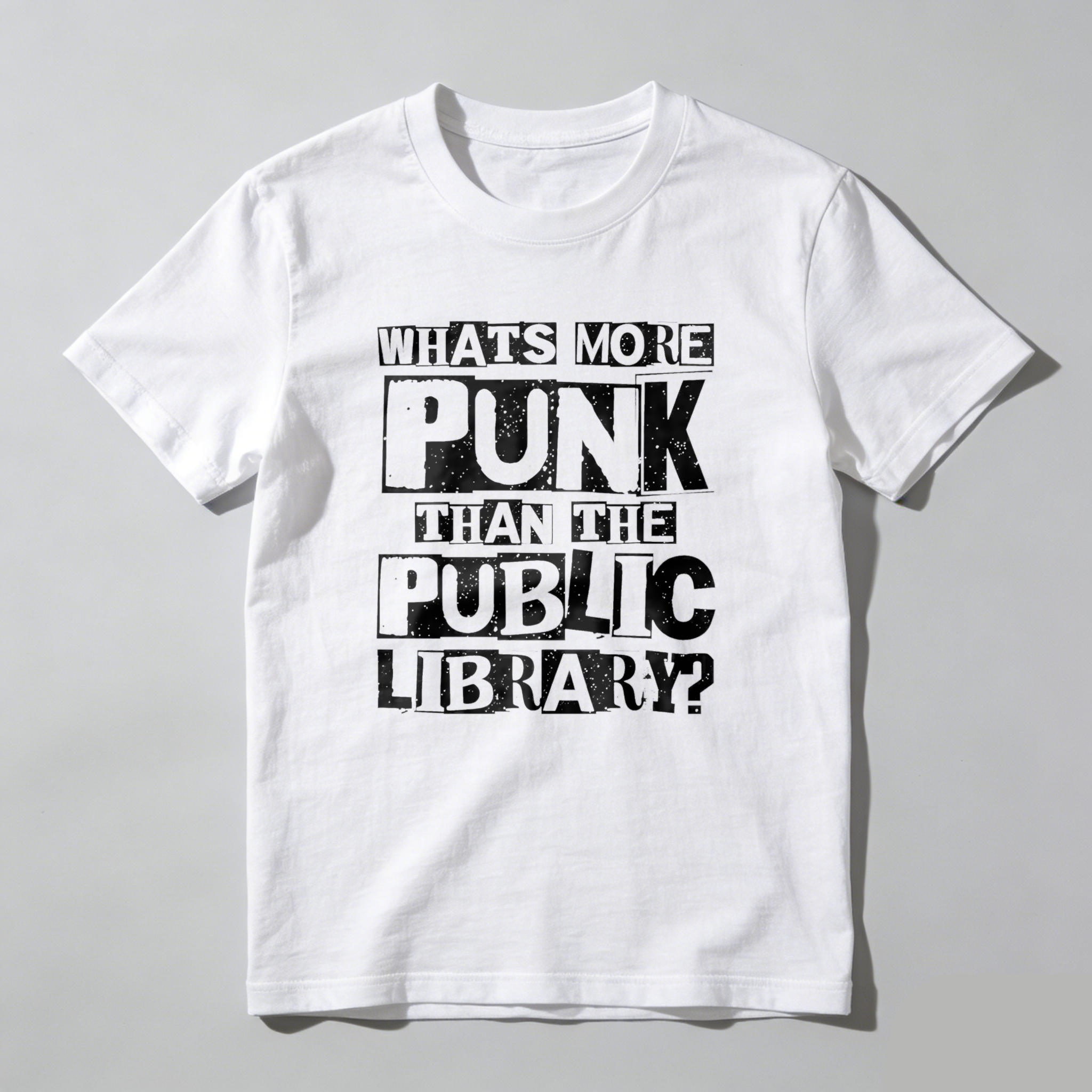 Wardrobecart What's More Punk Than The Public Library tshirt(1)
