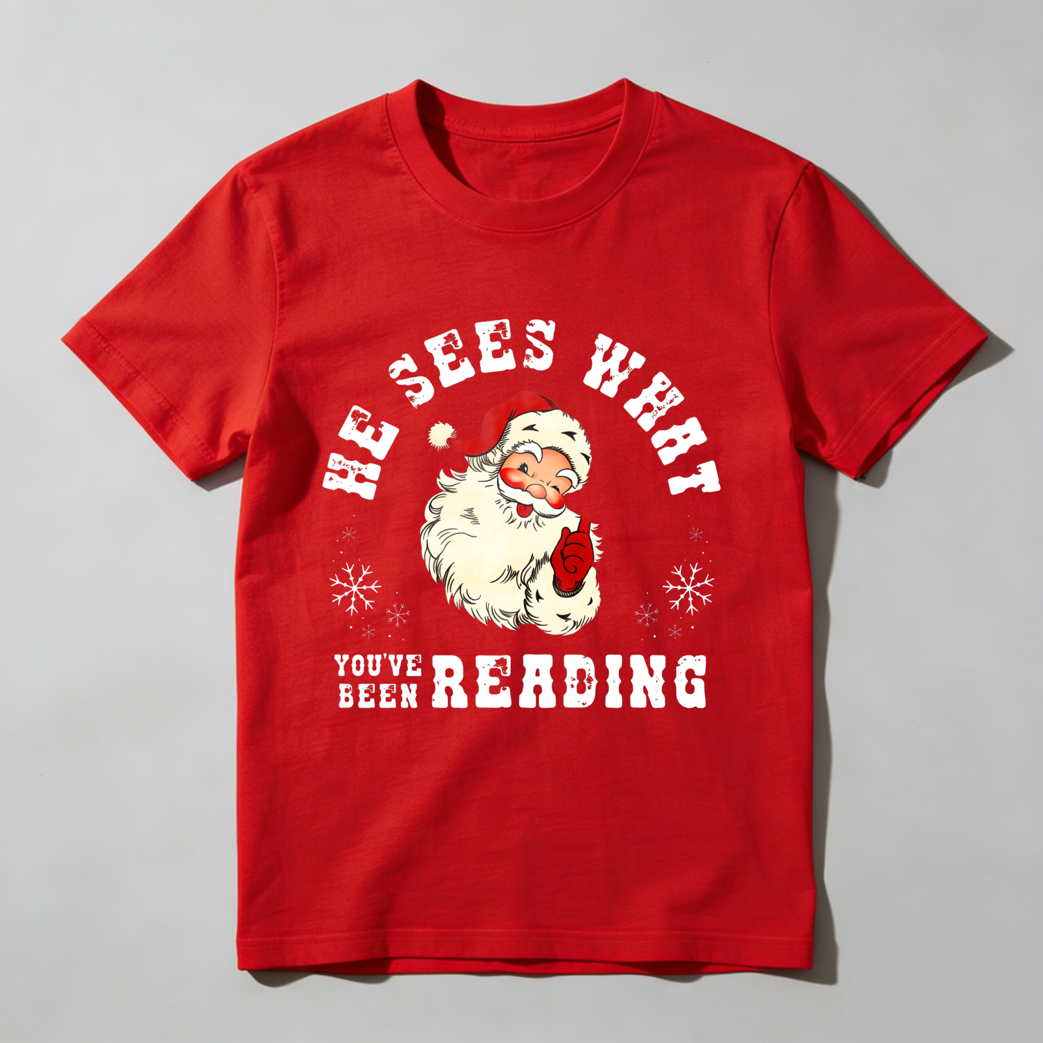 Wardrobecart He Sees What You've Been Reading Tshirt