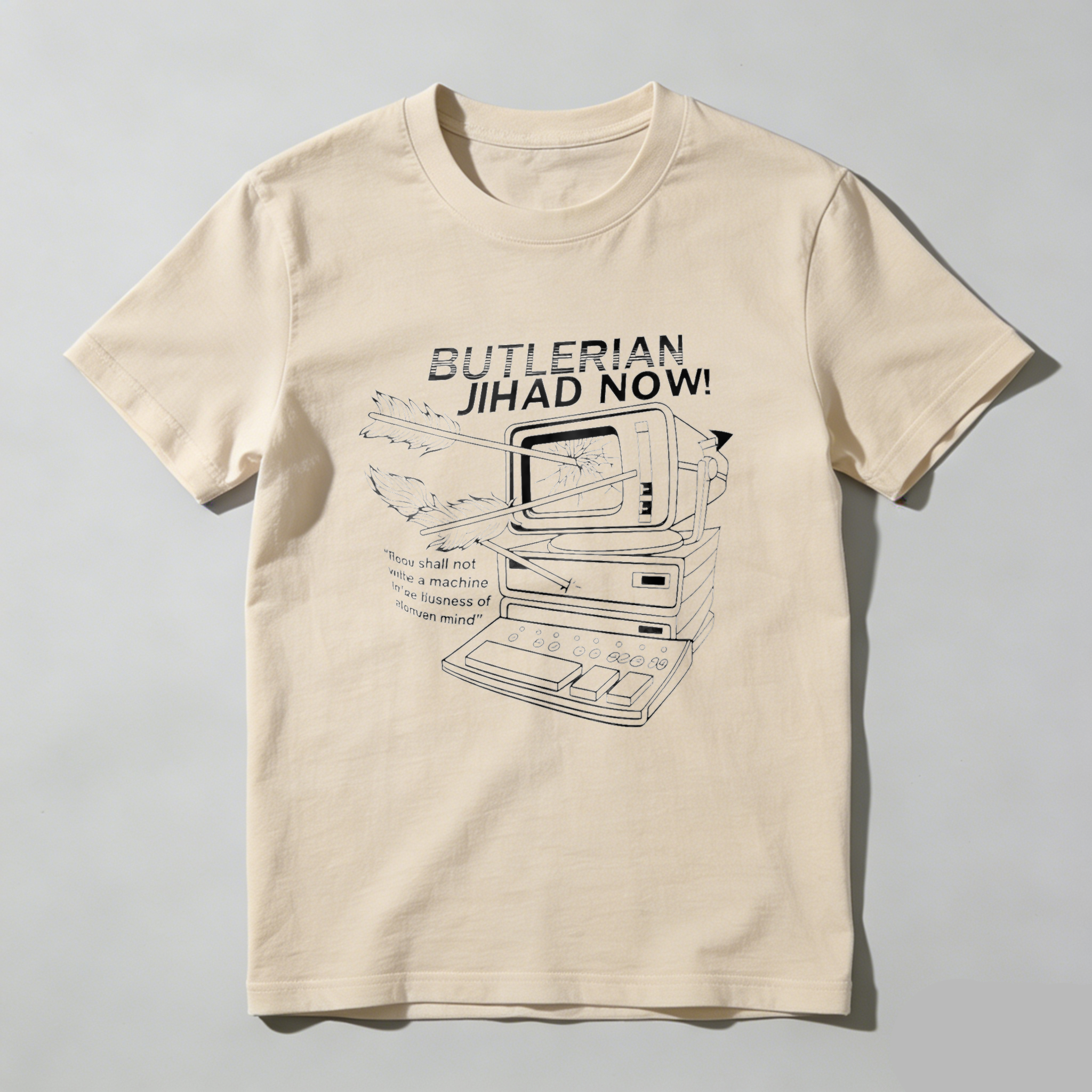 Wardrobecart Butlerian Jihad Now Machine Rebellion Tshirt