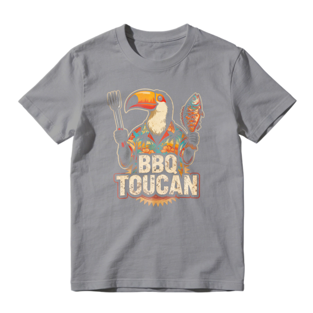 Bbq Toucan With Fork And Fish Unisex Classic T Shirt