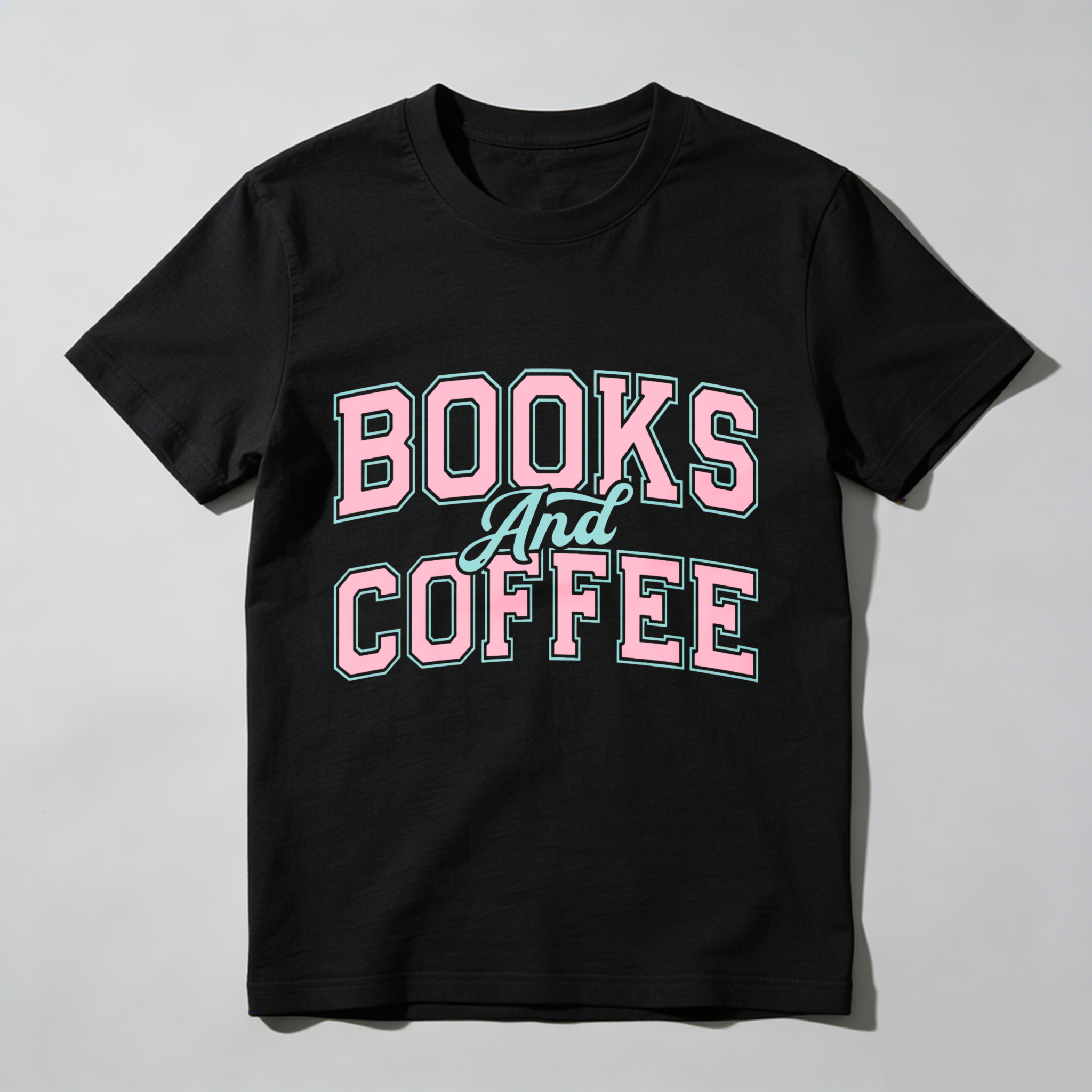Wardrobecart Books And Coffee Tshirt