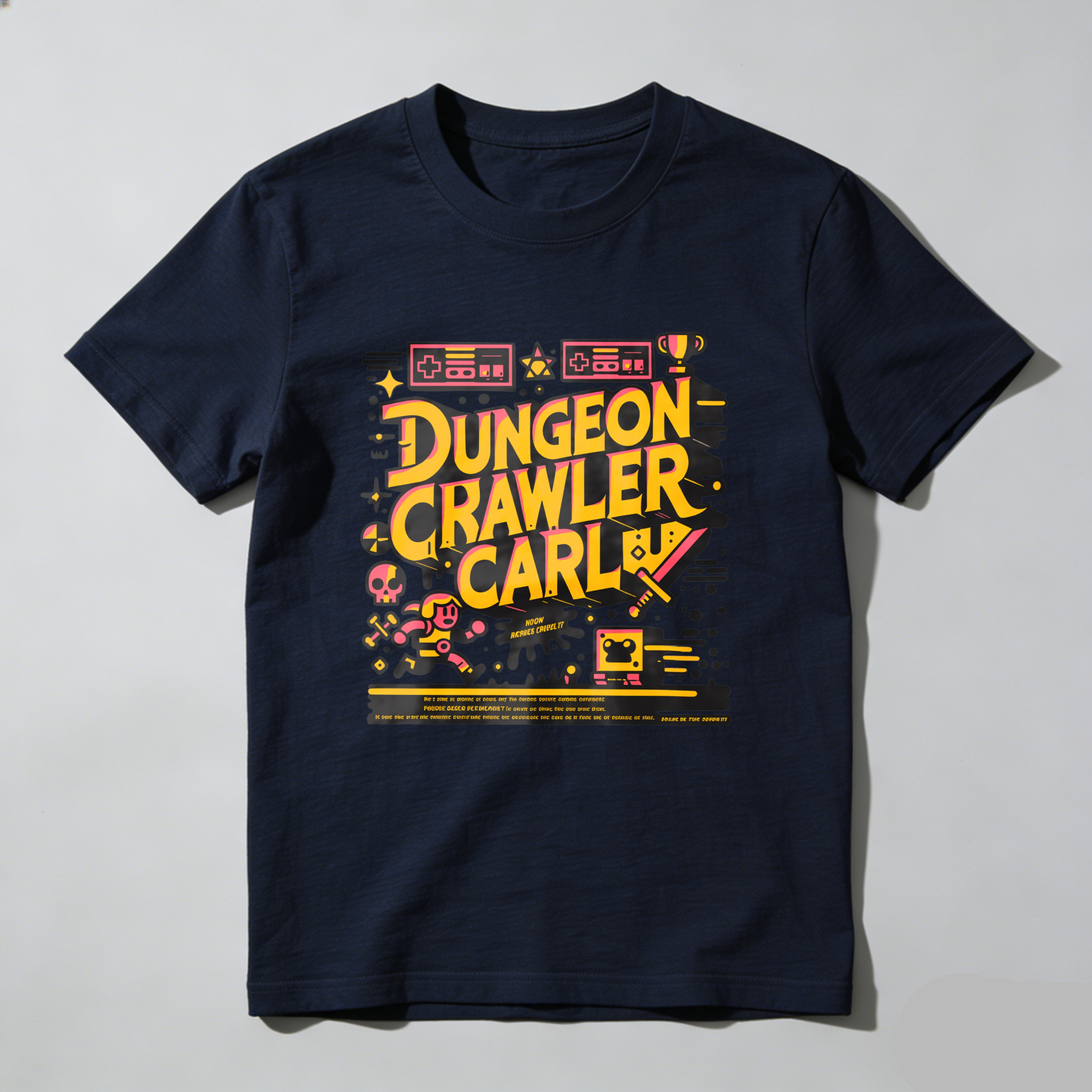 Wardrobecart Dungeon Crawler Carl Game Art Design tshirt