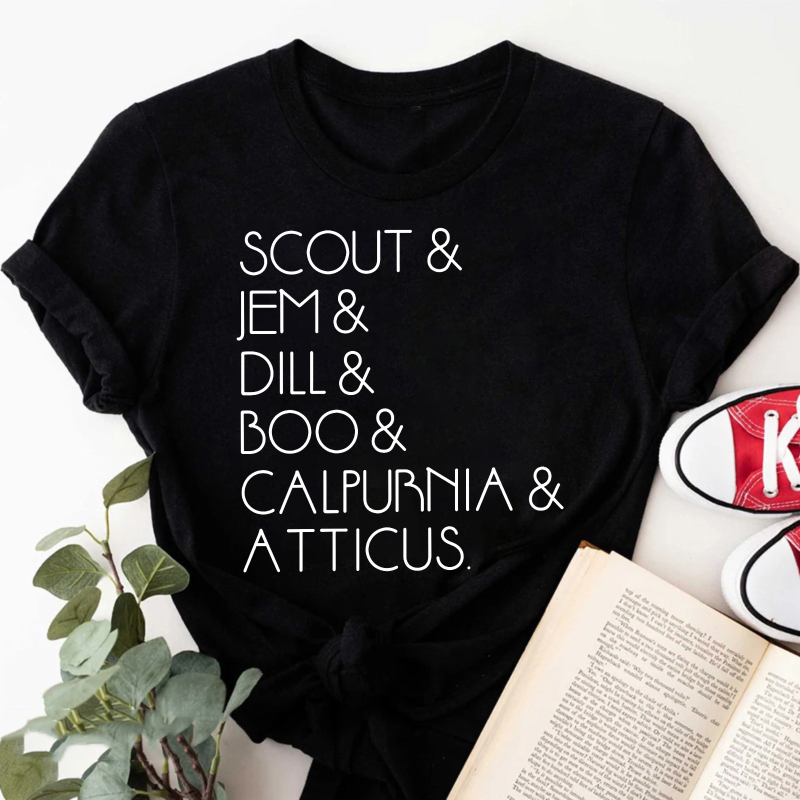 Wardrobecart Scout Jem Dill Boo Calpurnia Atticus Tshirt