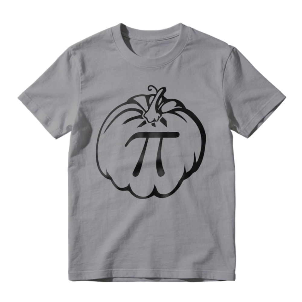 Pi Symbol Pumpkin Halloween Math Geek Funny Graphic T-shirt