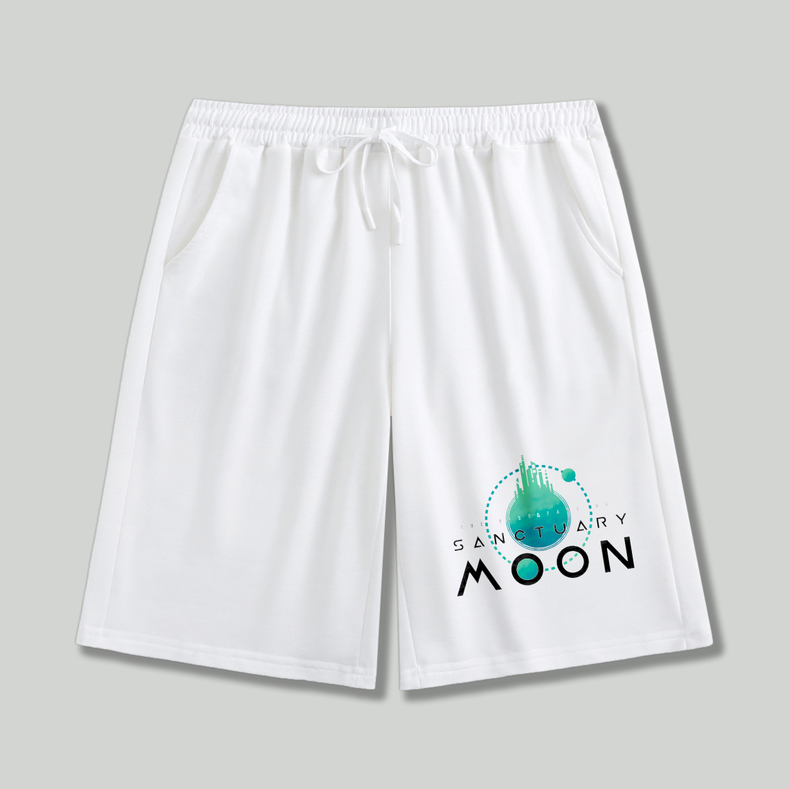 Wardrobecart Sanctuary Moon Logo Shorts