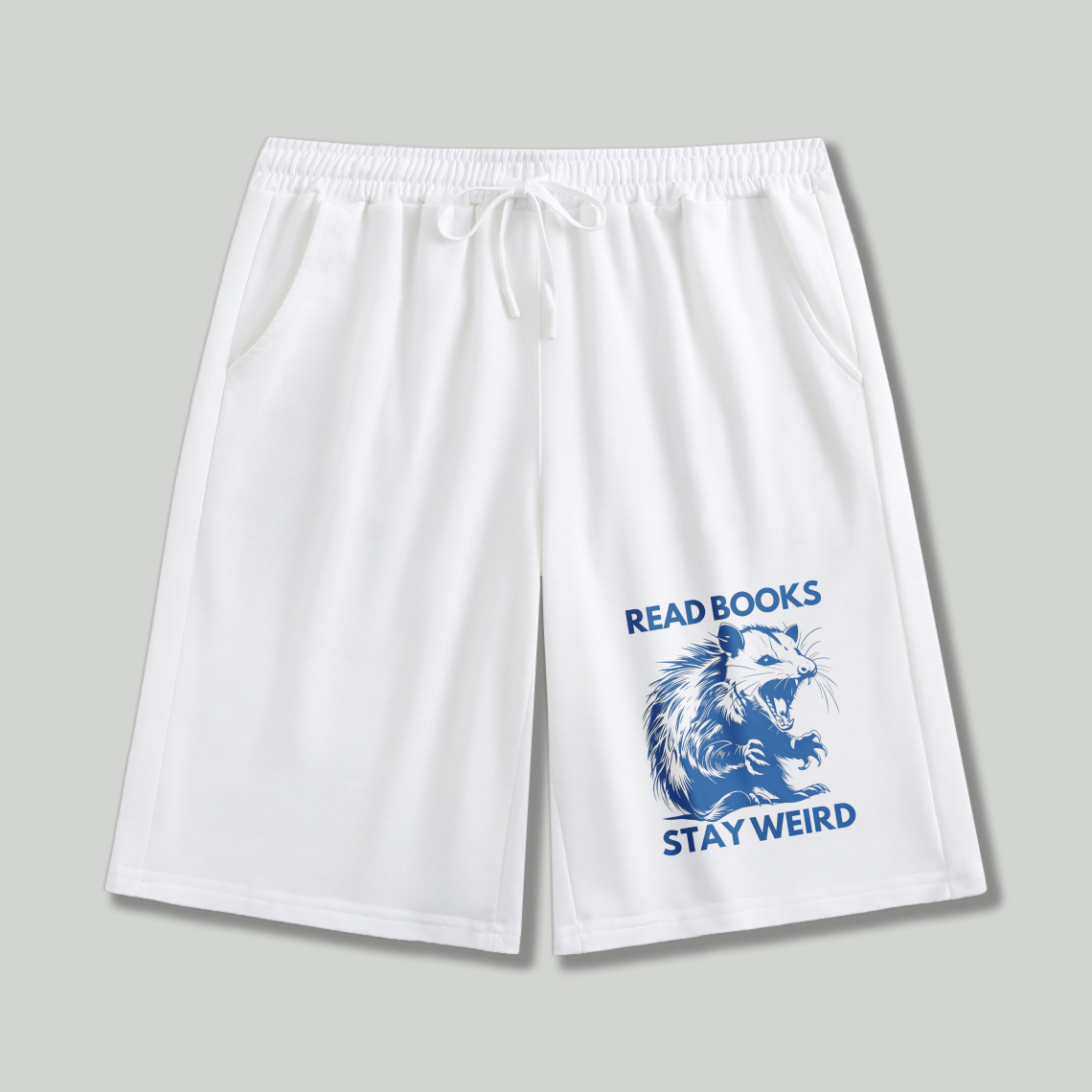 Wardrobecart Read Books Stay Weird Panther Graphic Shorts