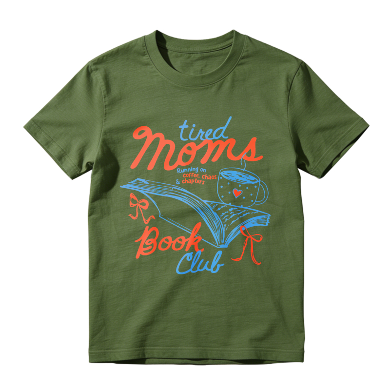 Wardrobecart Tired Moms Book Club Coffee Chaos And Chapters Unisex Classic T-shirt