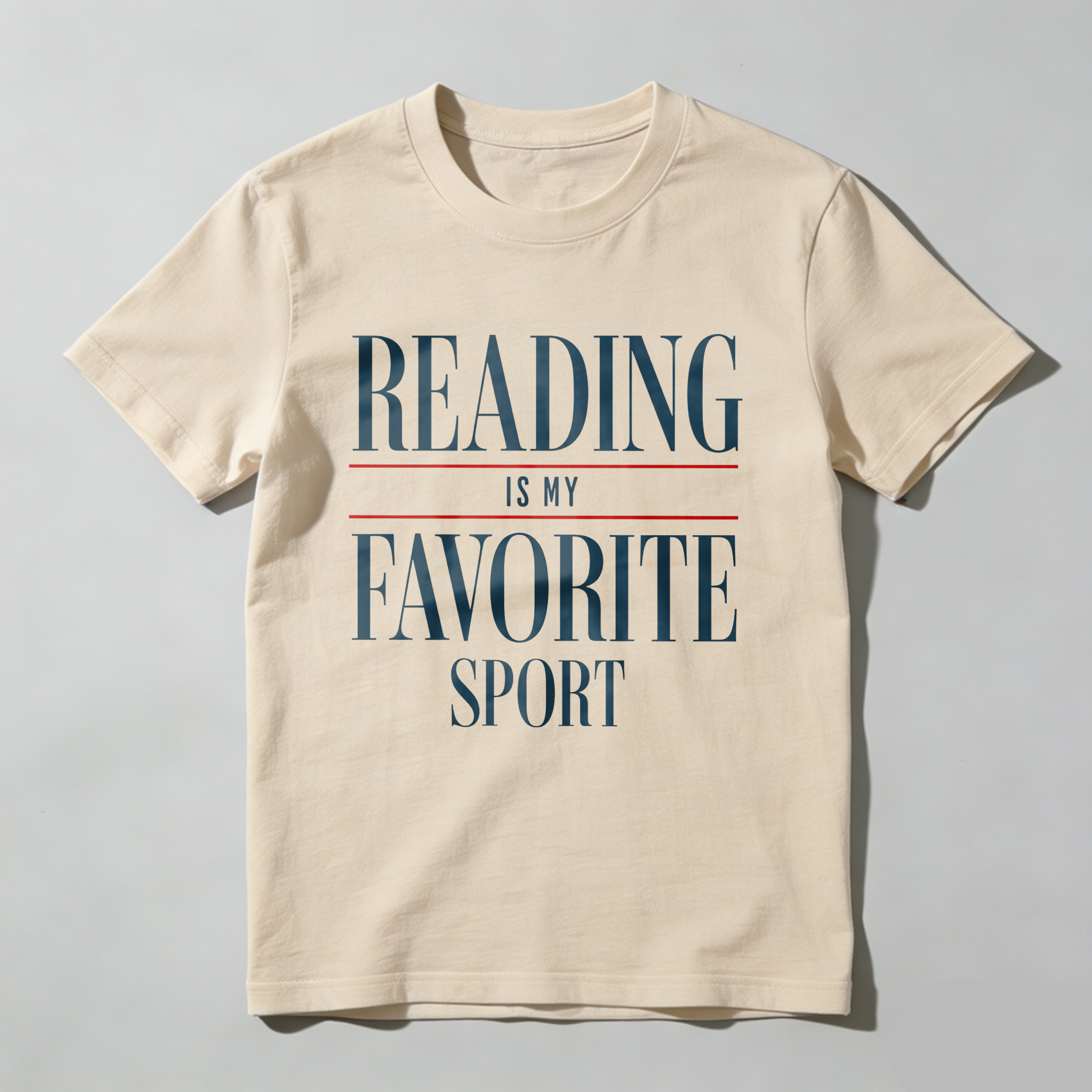 Wardrobecart Reading Is My Favorite Sport Tshirt