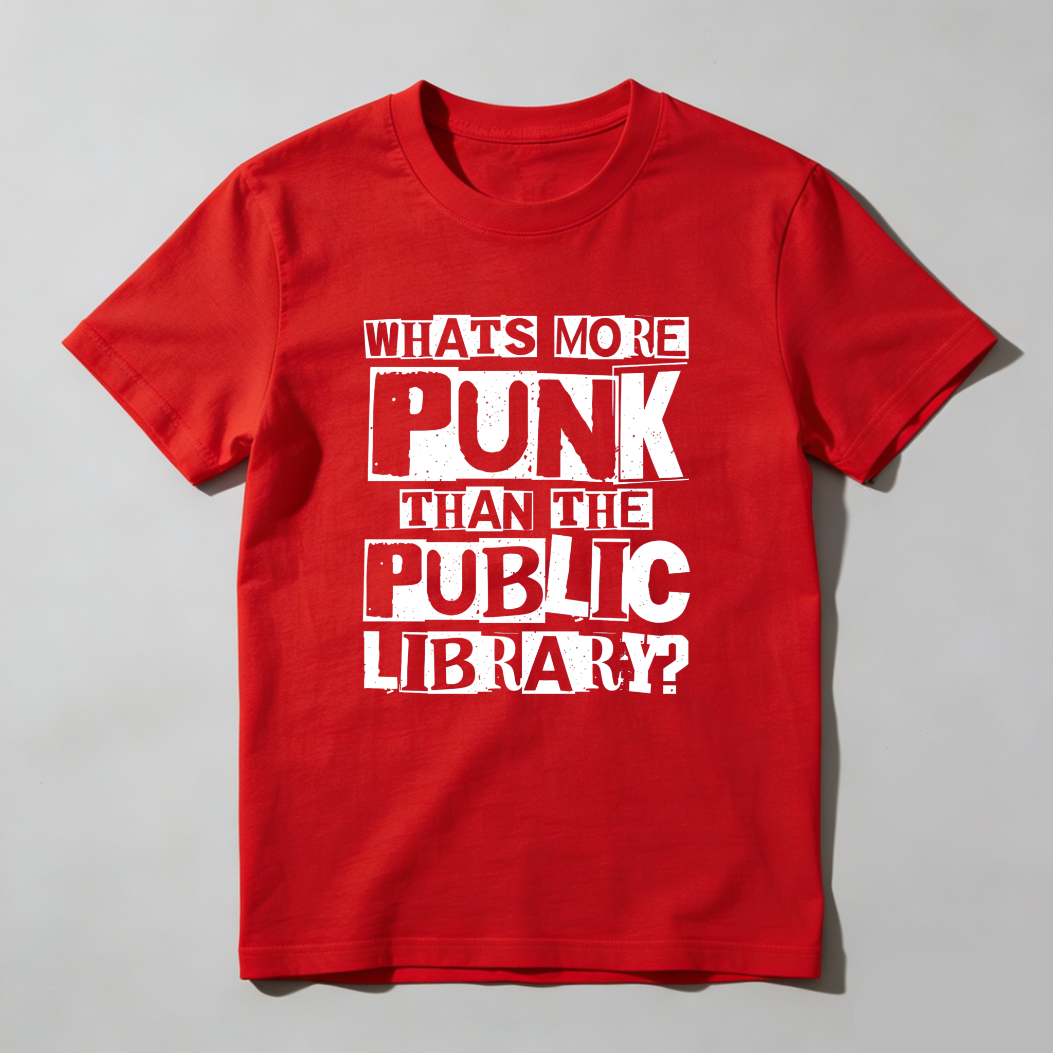 Wardrobecart What's More Punk Than The Public Library tshirt(1)