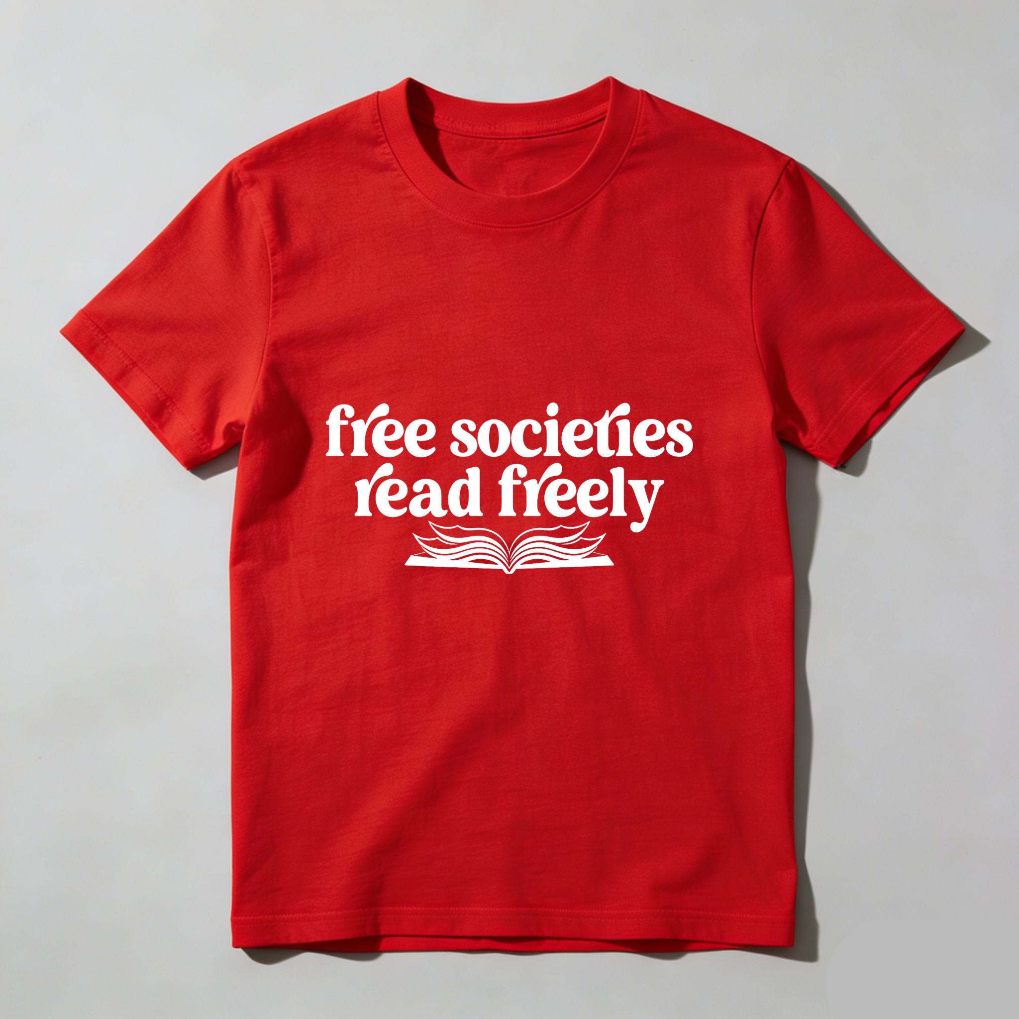 Wardrobecart Free Societies Read Freely Book Tshirt