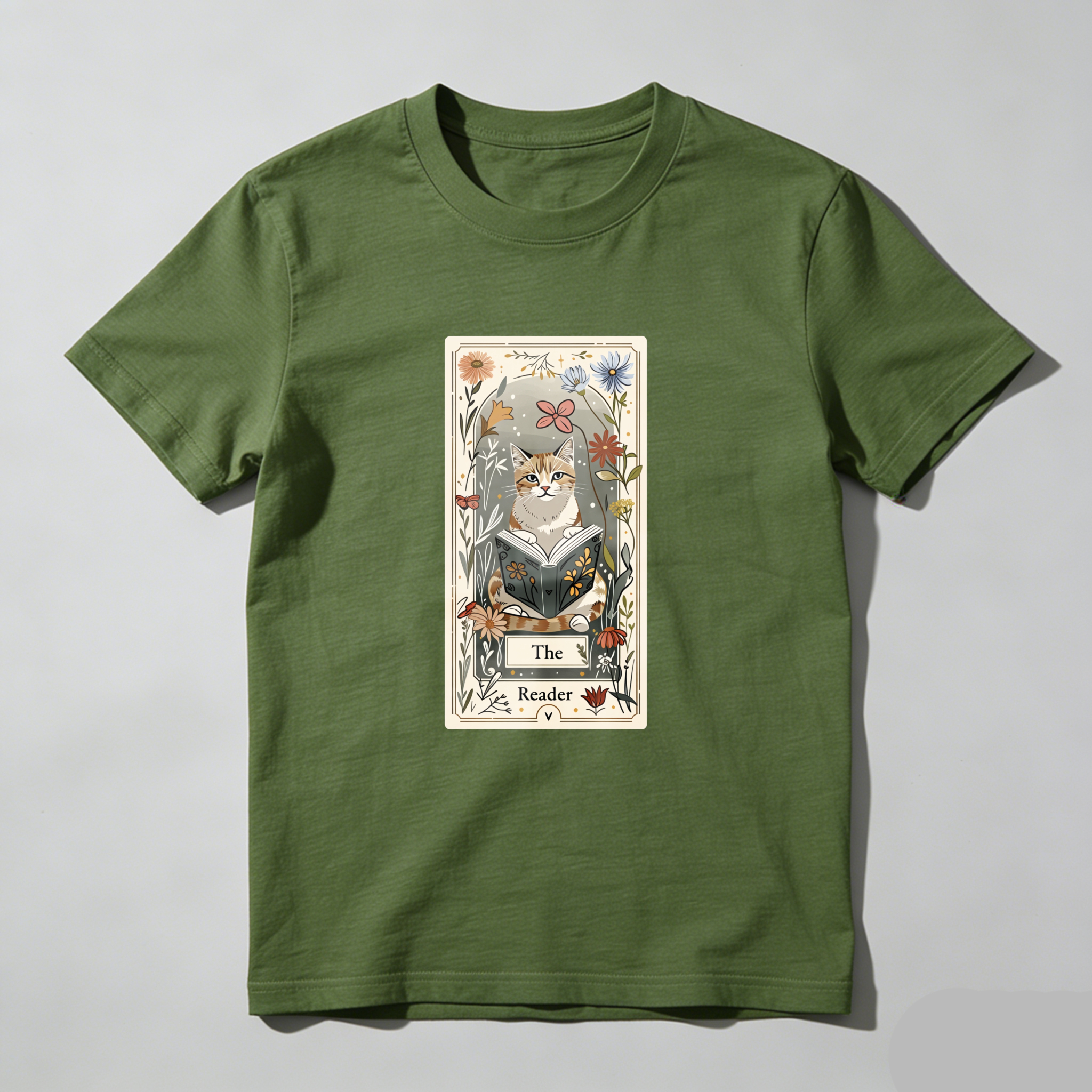 Wardrobecart The Reader Tarot Card Design Unisex Classic T-shirt