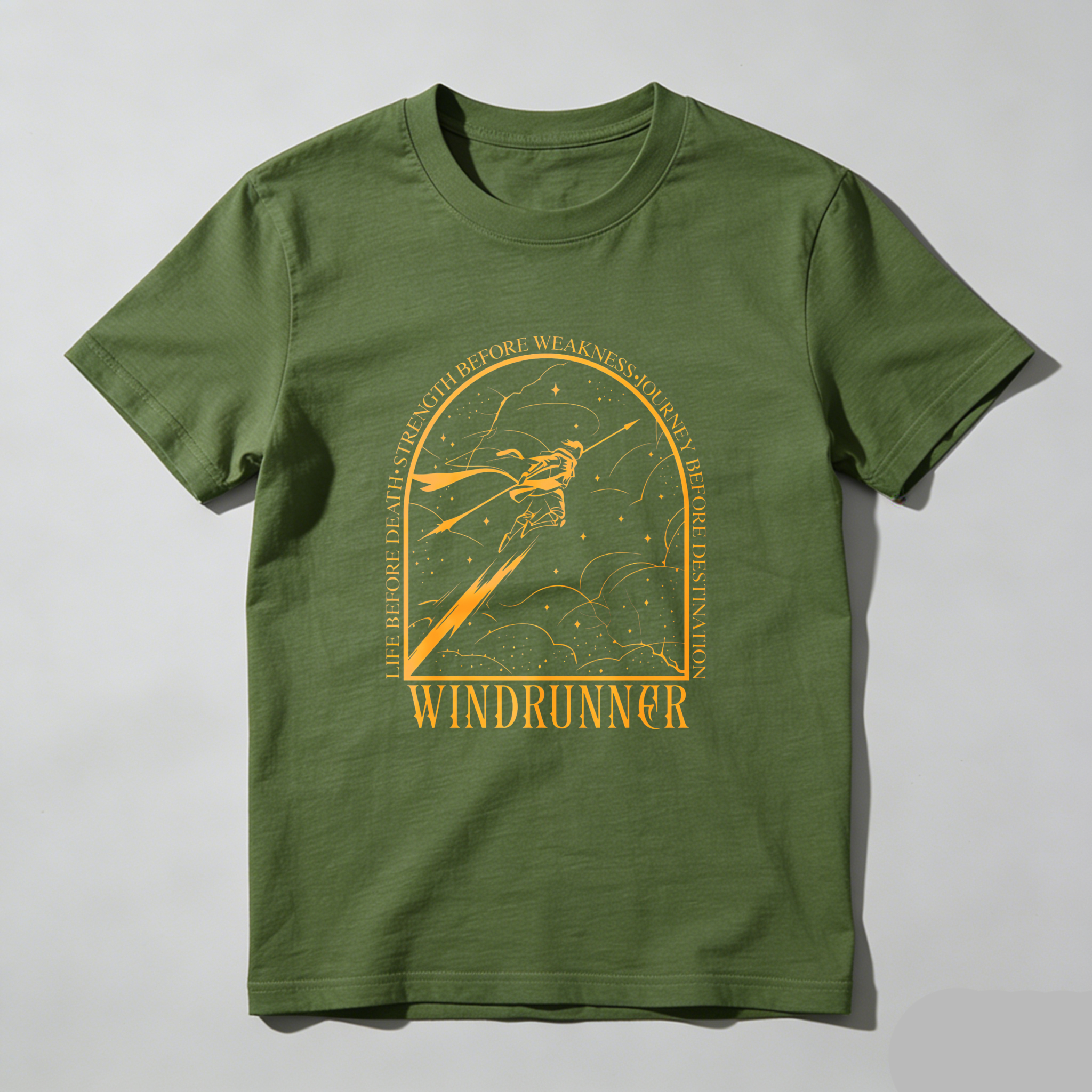 Wardrobecart Windrunner Before Death Strength Before Weakness Tshirt