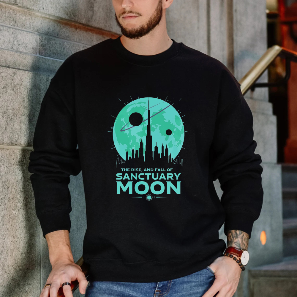 Wardrobecart Sanctuary Moon The Rise And Fall Of Sanctuary Moon Unisex Classic Sweatshirt