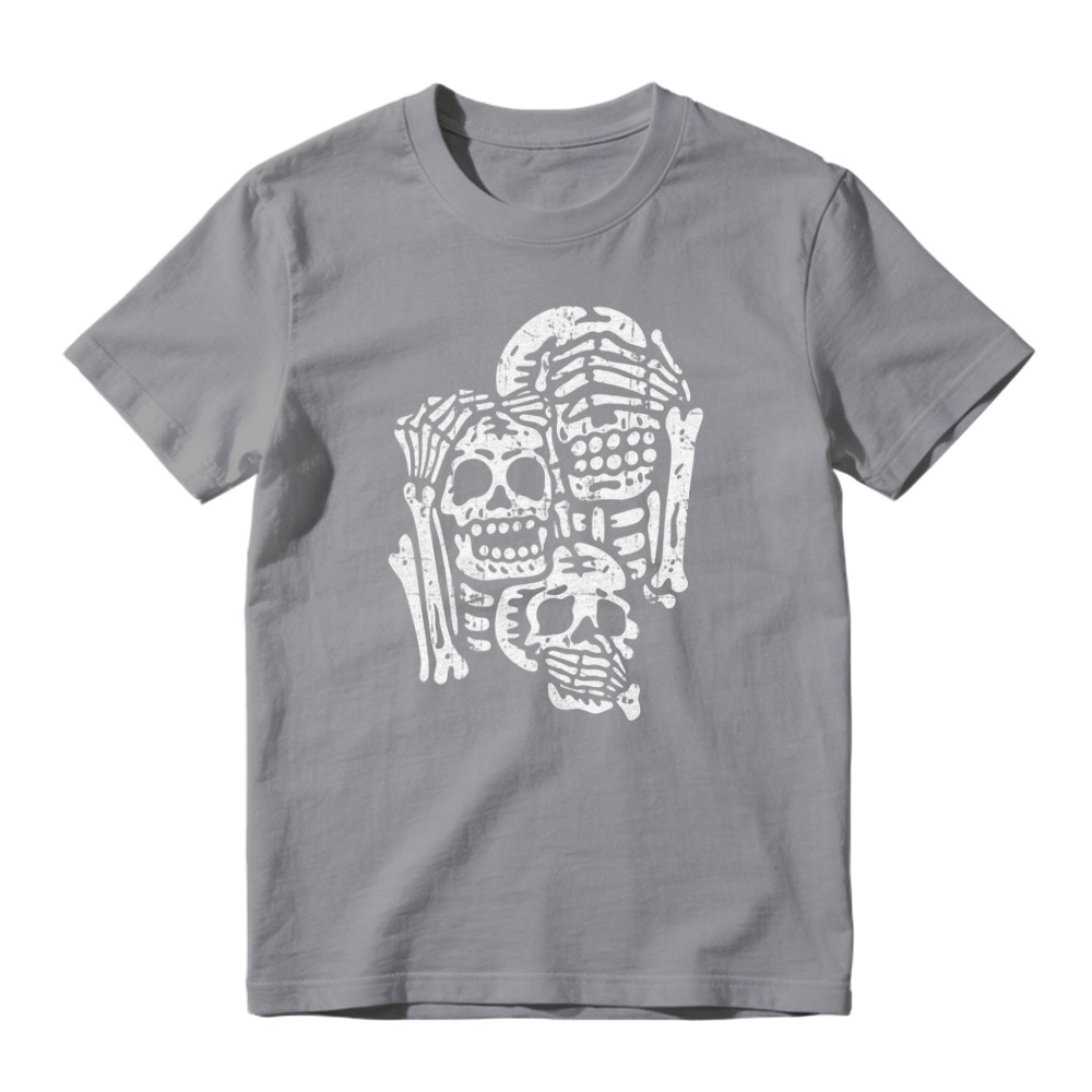 Skull And Bones Graphic Print T-shirt
