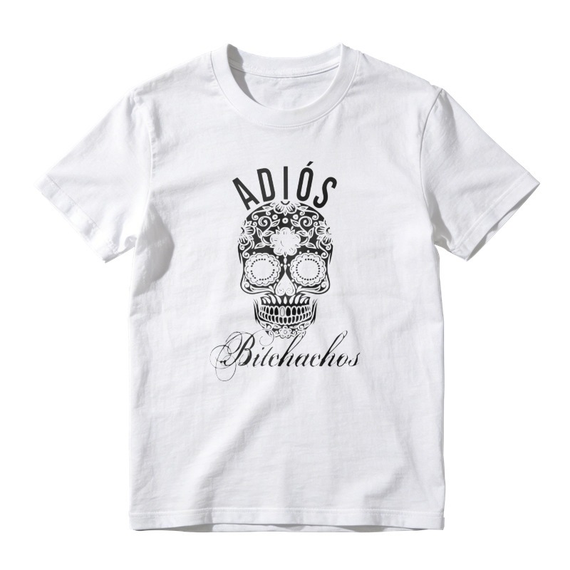Adios Bitchachos Sugar Skull Day Of The Dead Graphic T-shirt