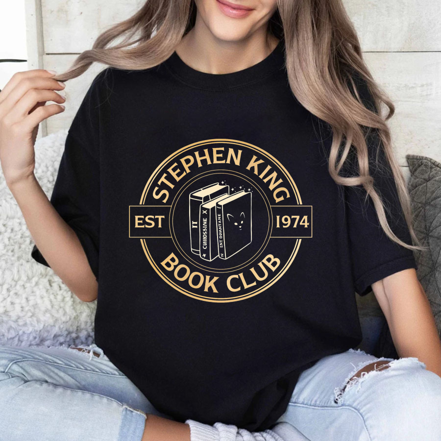 Wardrobecart Stephen King Book Club Established 1974 Tshirt