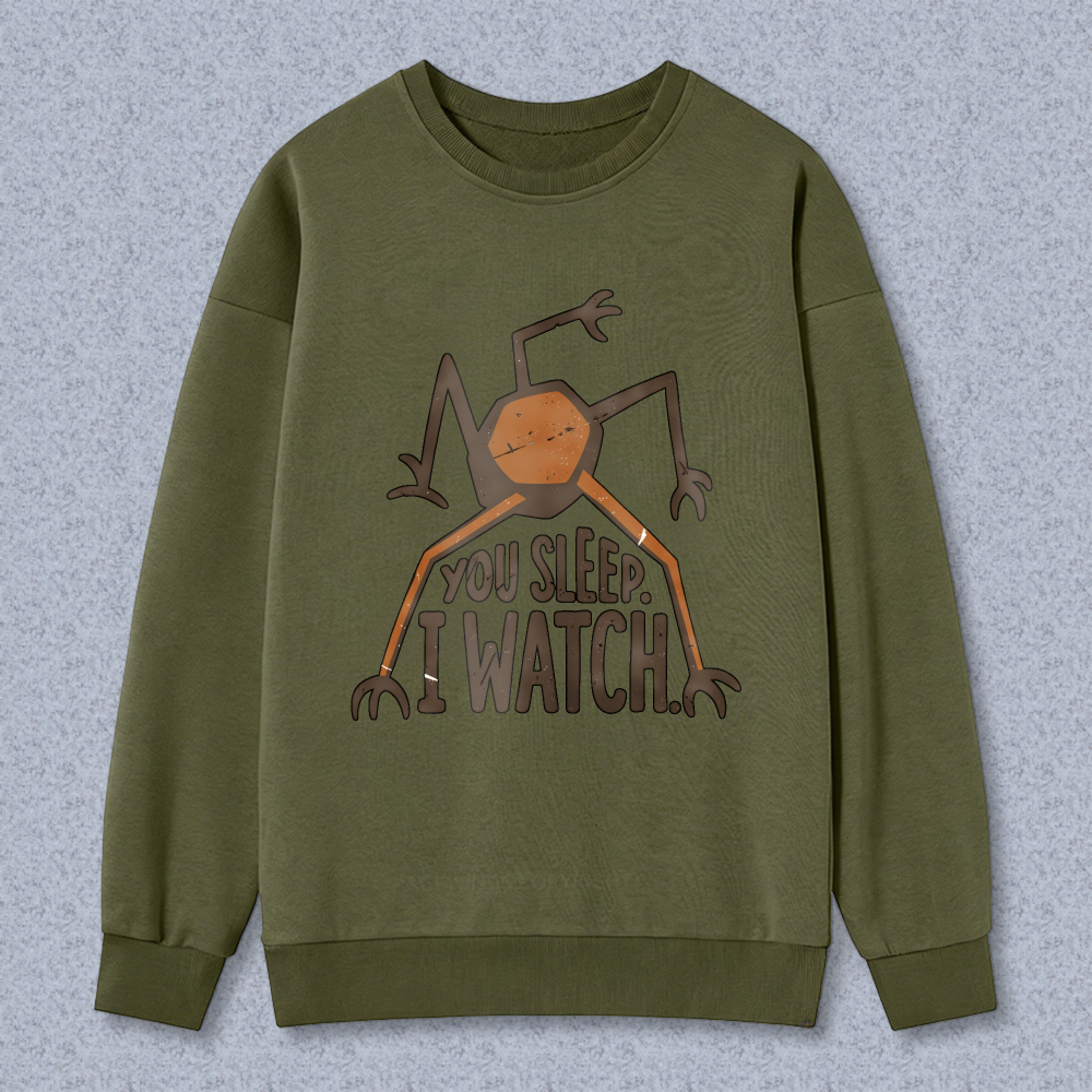 Wardrobecart Spider You Sleep I Watch Unisex Classic Sweatshirt