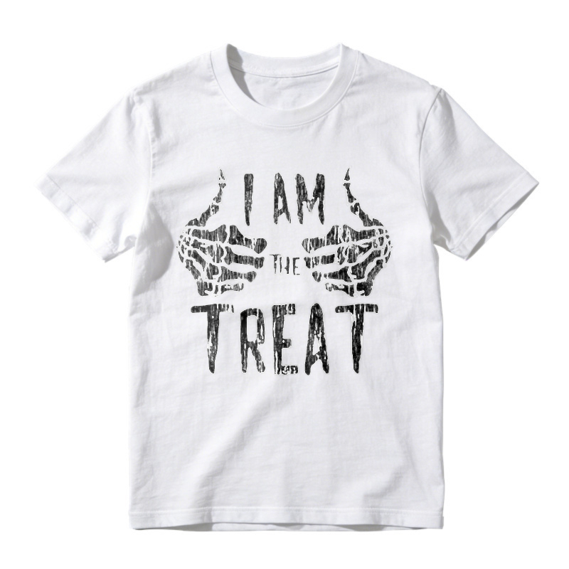 I Am The Treat Skeleton Hands Thumbs Up Halloween Graphic T-shirt