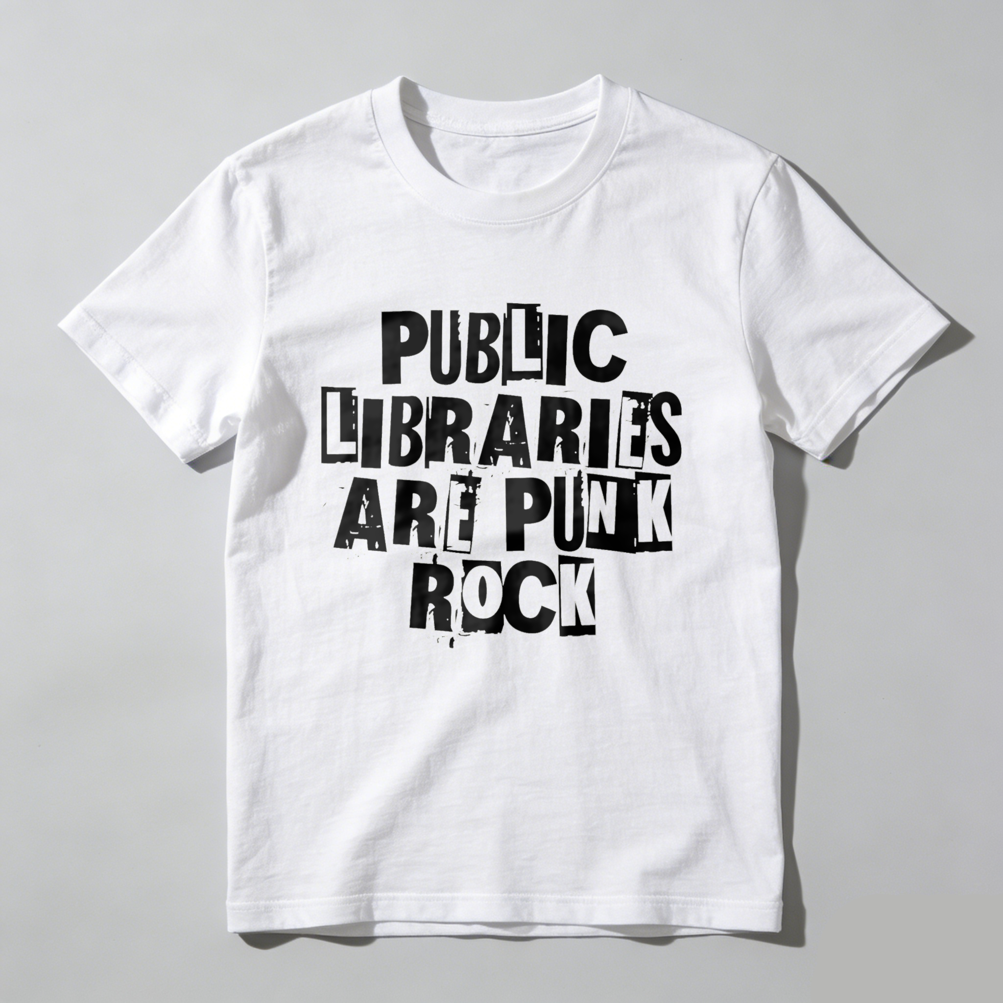 Wardrobecart Public Libraries Are Punk Rock Tshirt