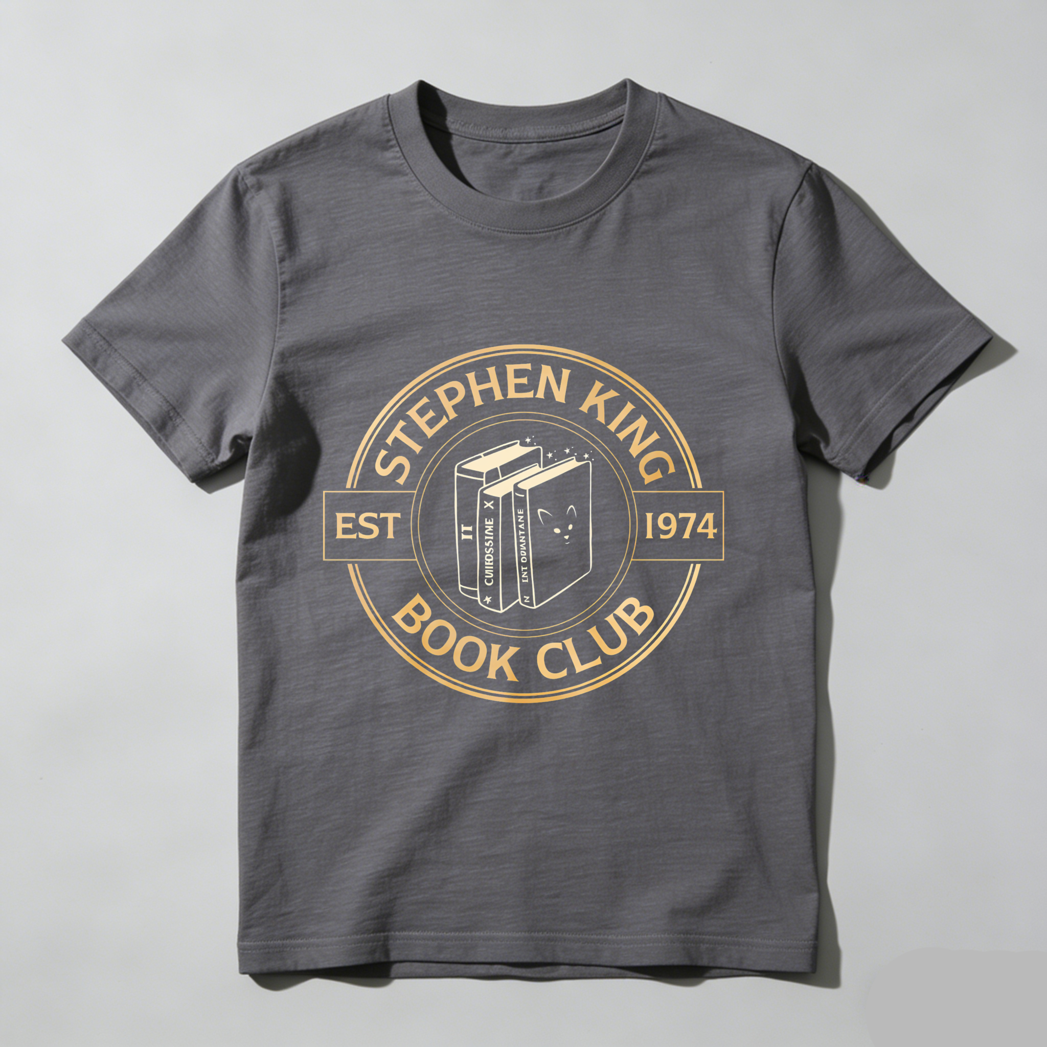 Wardrobecart Stephen King Book Club Established 1974 Tshirt