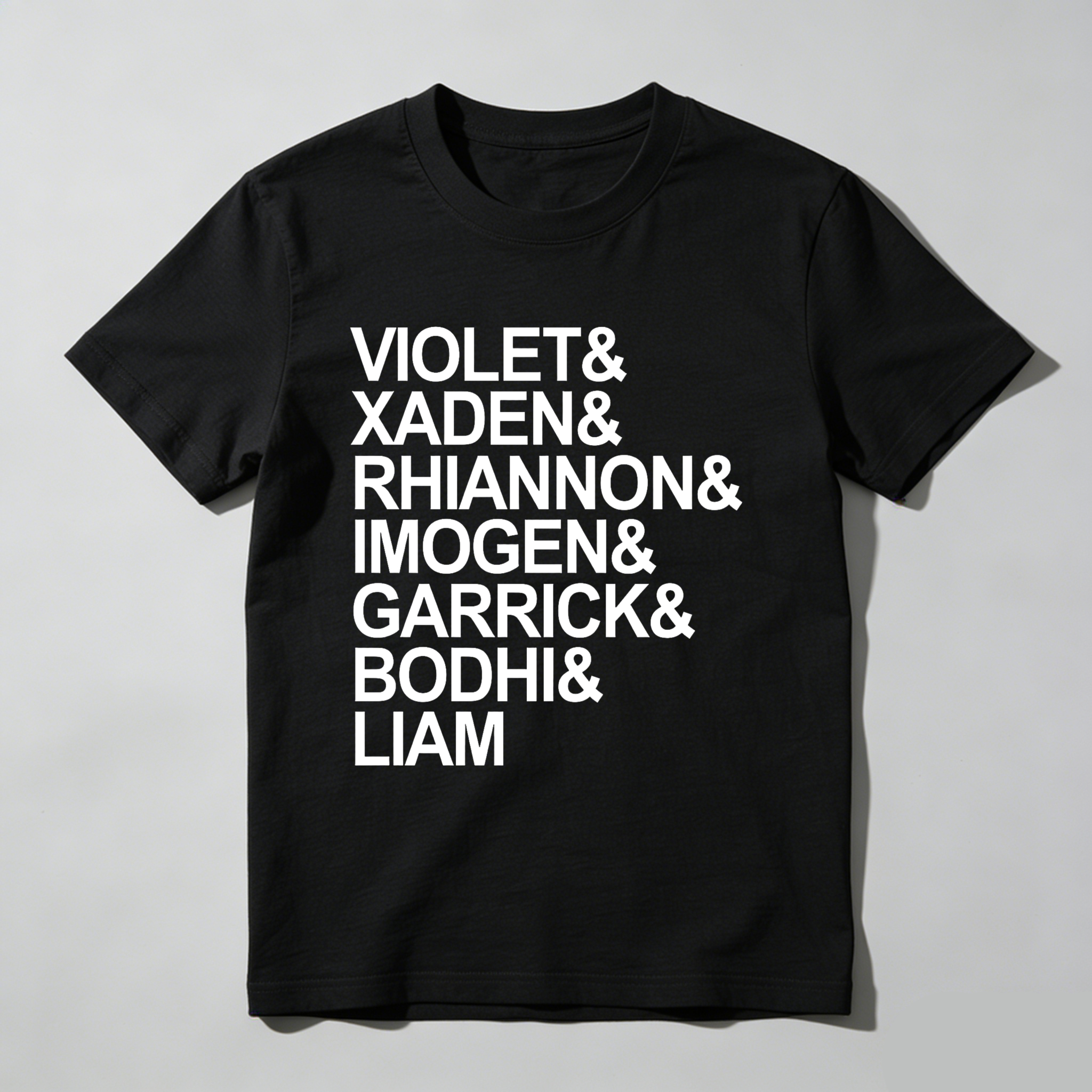 Wardrobecart Violet Xaden Rhiannon Imogen Garrick Bodhi Liam Tshirt