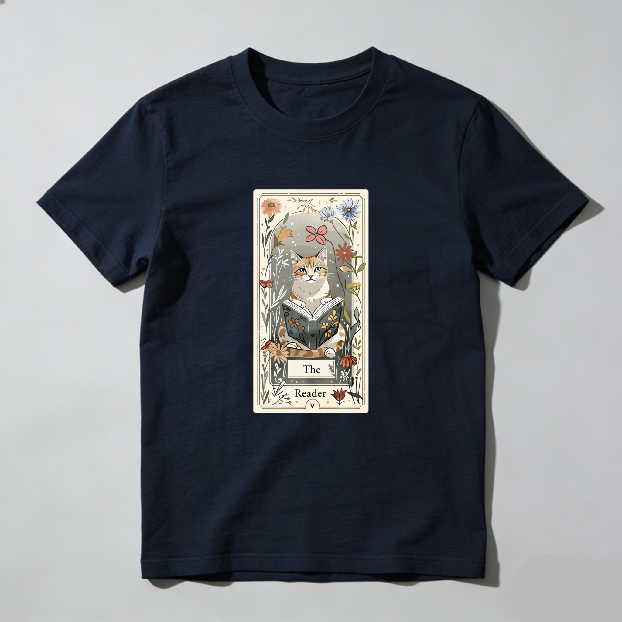 Wardrobecart The Reader Tarot Card Design Unisex Classic T-shirt