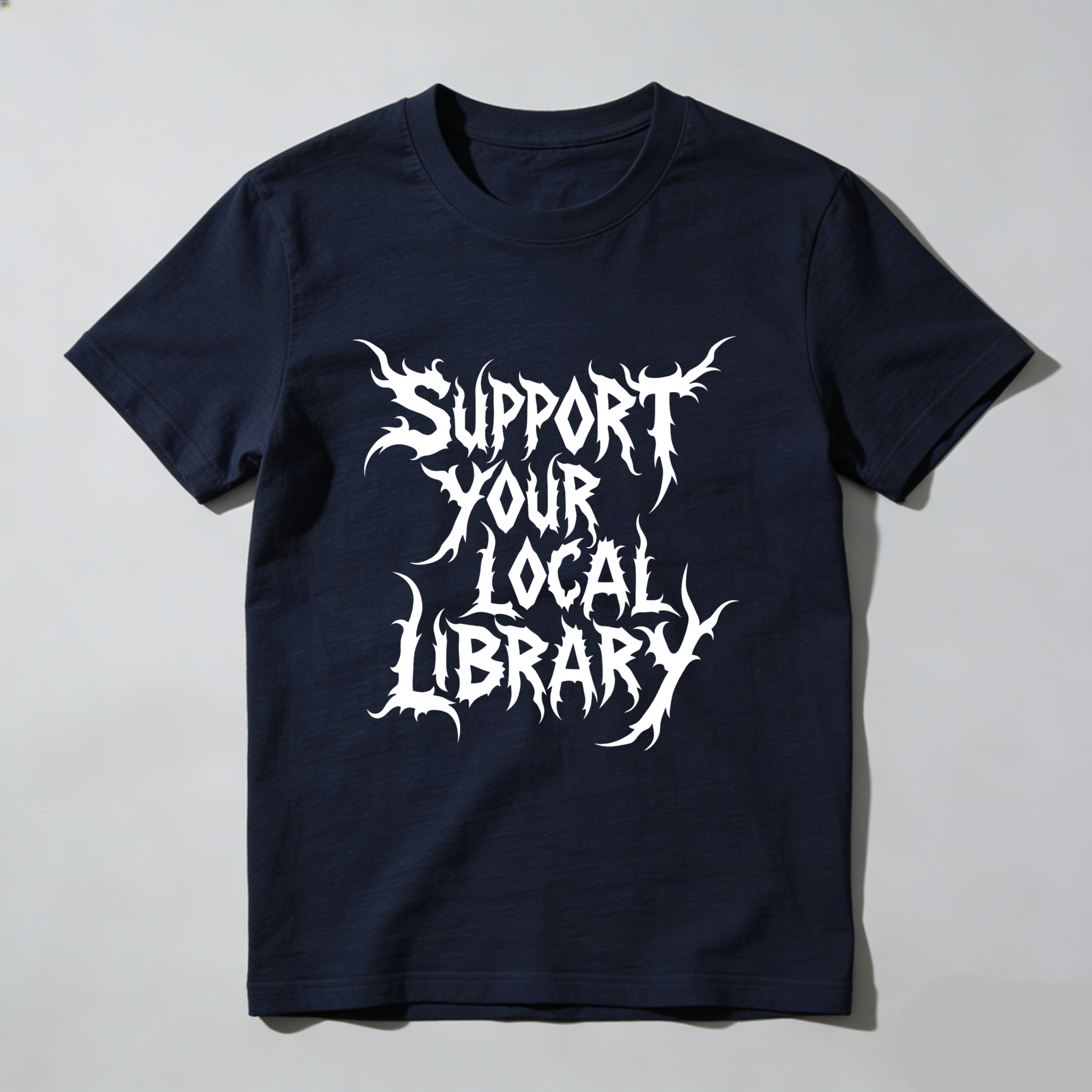 Wardrobecart Support Your Local Library Tshirt