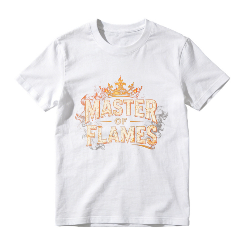 Master Of Flames Crown Fire Graphic Unisex Classic T-shirt
