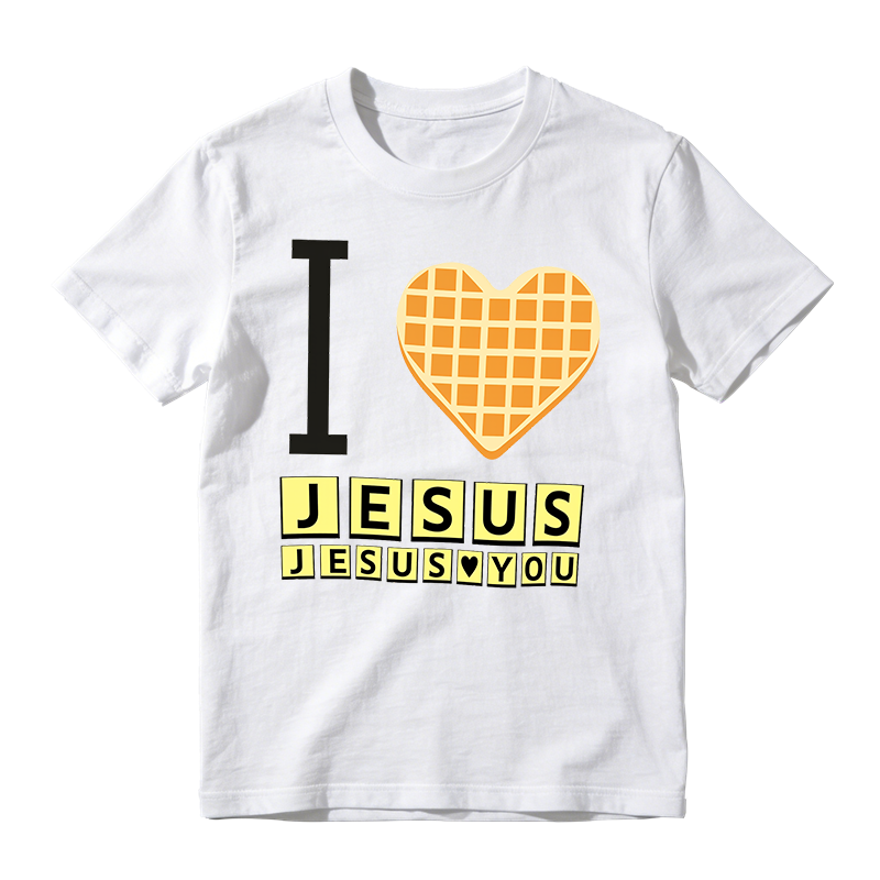 I Love Jesus Jesus Love You Christian Graphic Tee